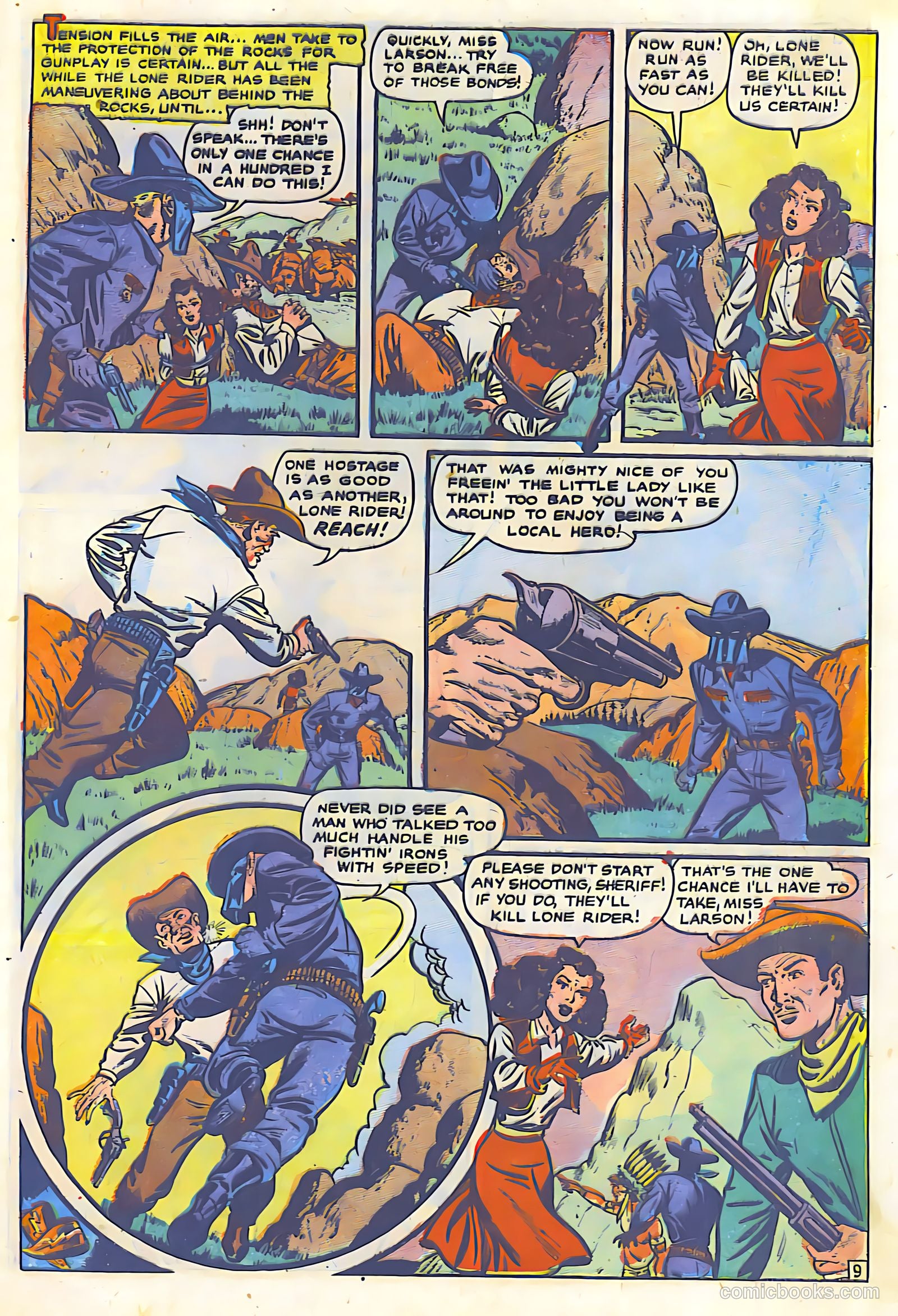 The Lone Rider #19 (1950) — page 31 of 36