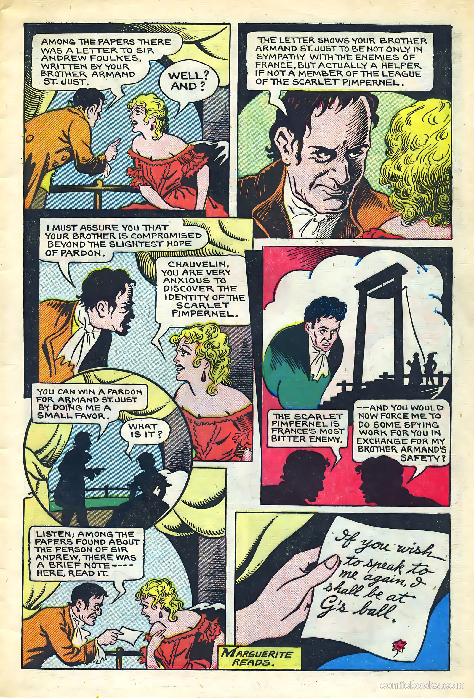 Stories By Famous Authors Illustrated 1 - Scarlet Pimpenel #1 — page 11 of 53