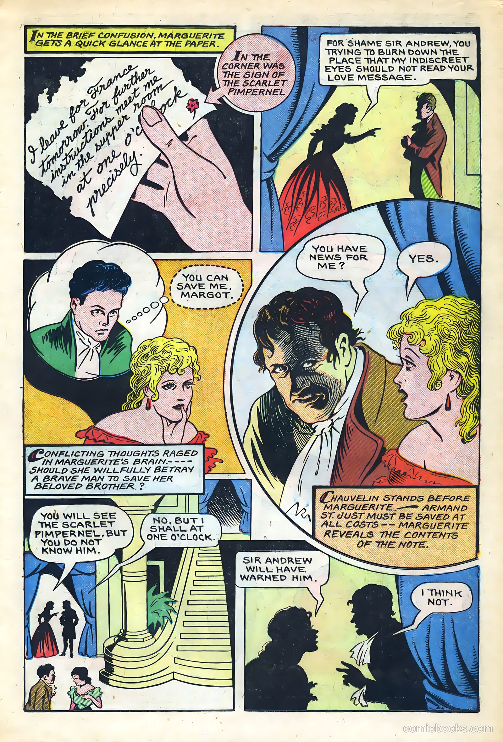 Stories By Famous Authors Illustrated 1 - Scarlet Pimpenel #1 — page 15 of 53