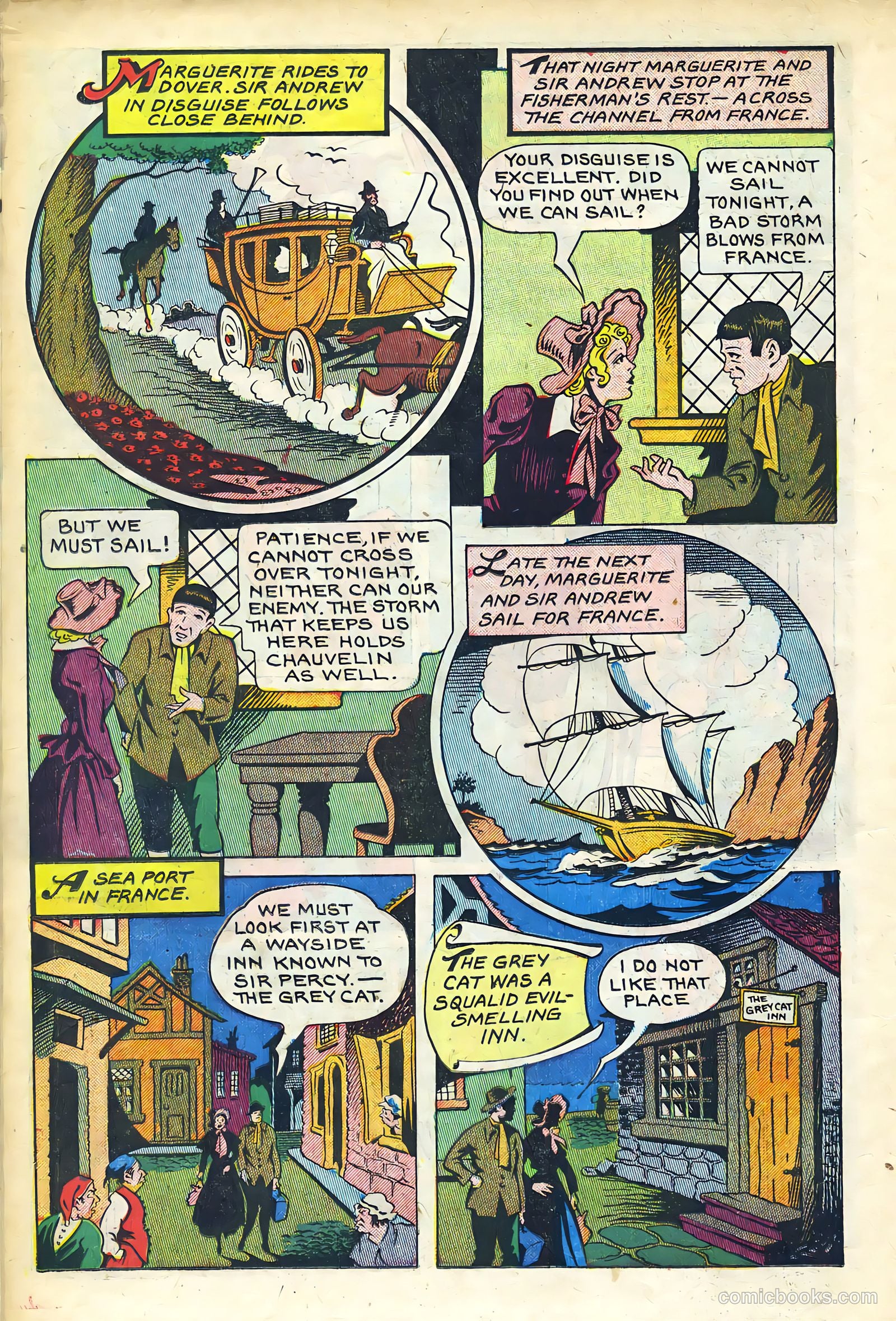 Stories By Famous Authors Illustrated 1 - Scarlet Pimpenel #1 — page 24 of 53