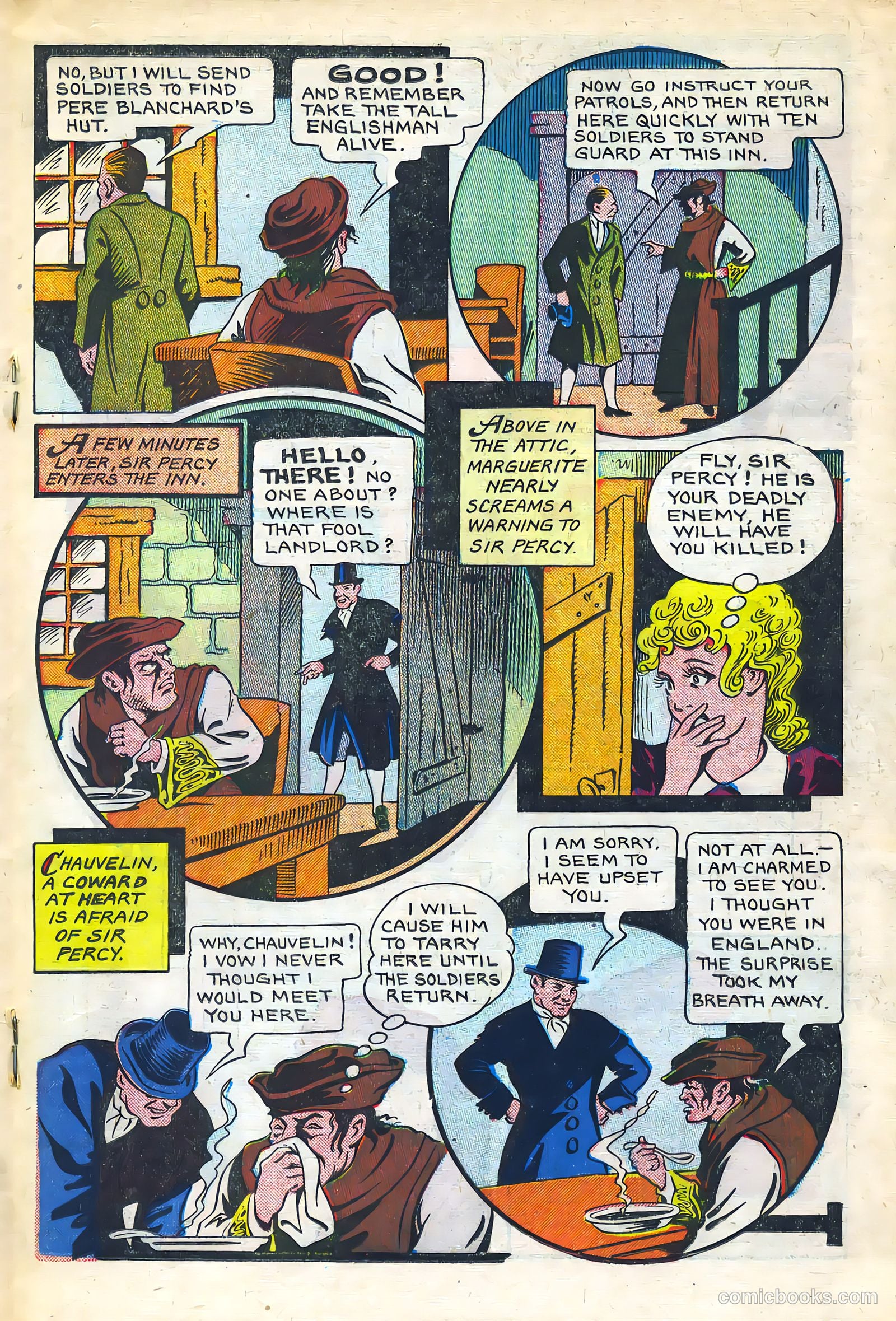 Stories By Famous Authors Illustrated 1 - Scarlet Pimpenel #1 — page 27 of 53