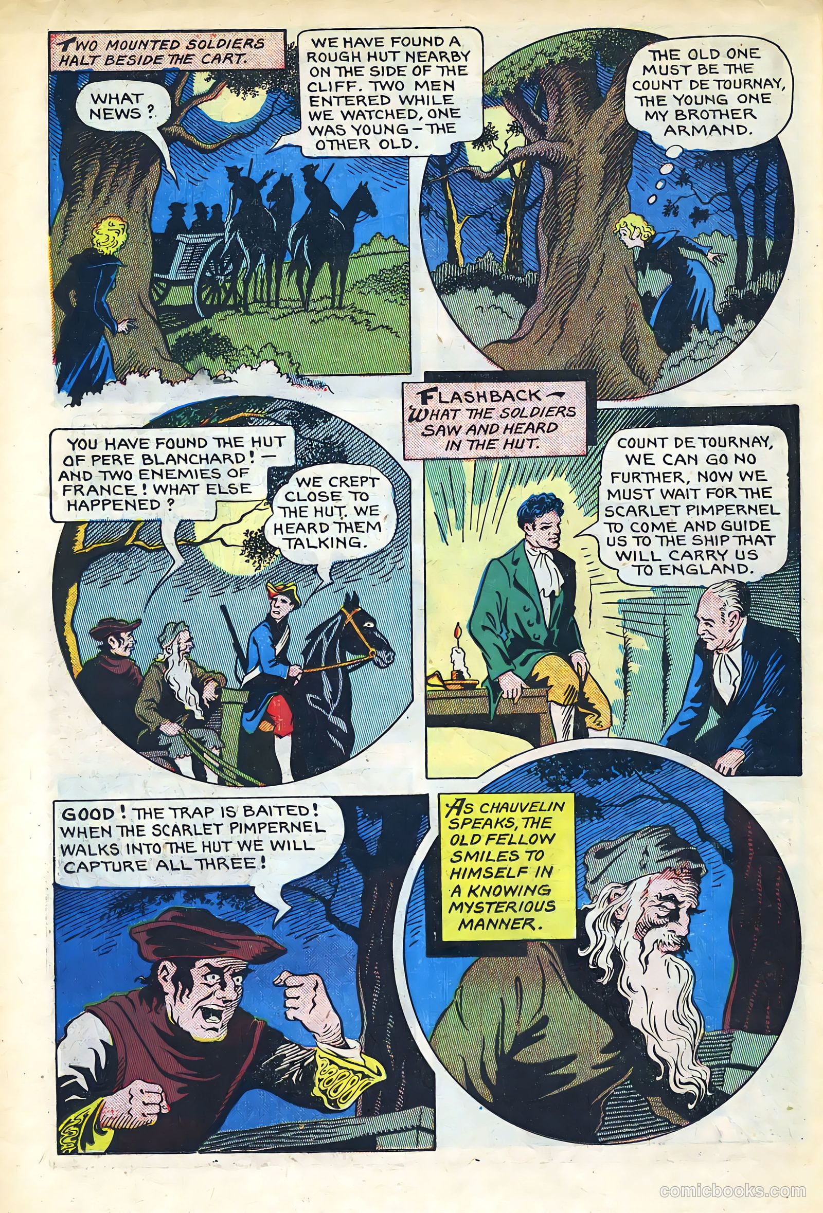 Stories By Famous Authors Illustrated 1 - Scarlet Pimpenel #1 — page 34 of 53