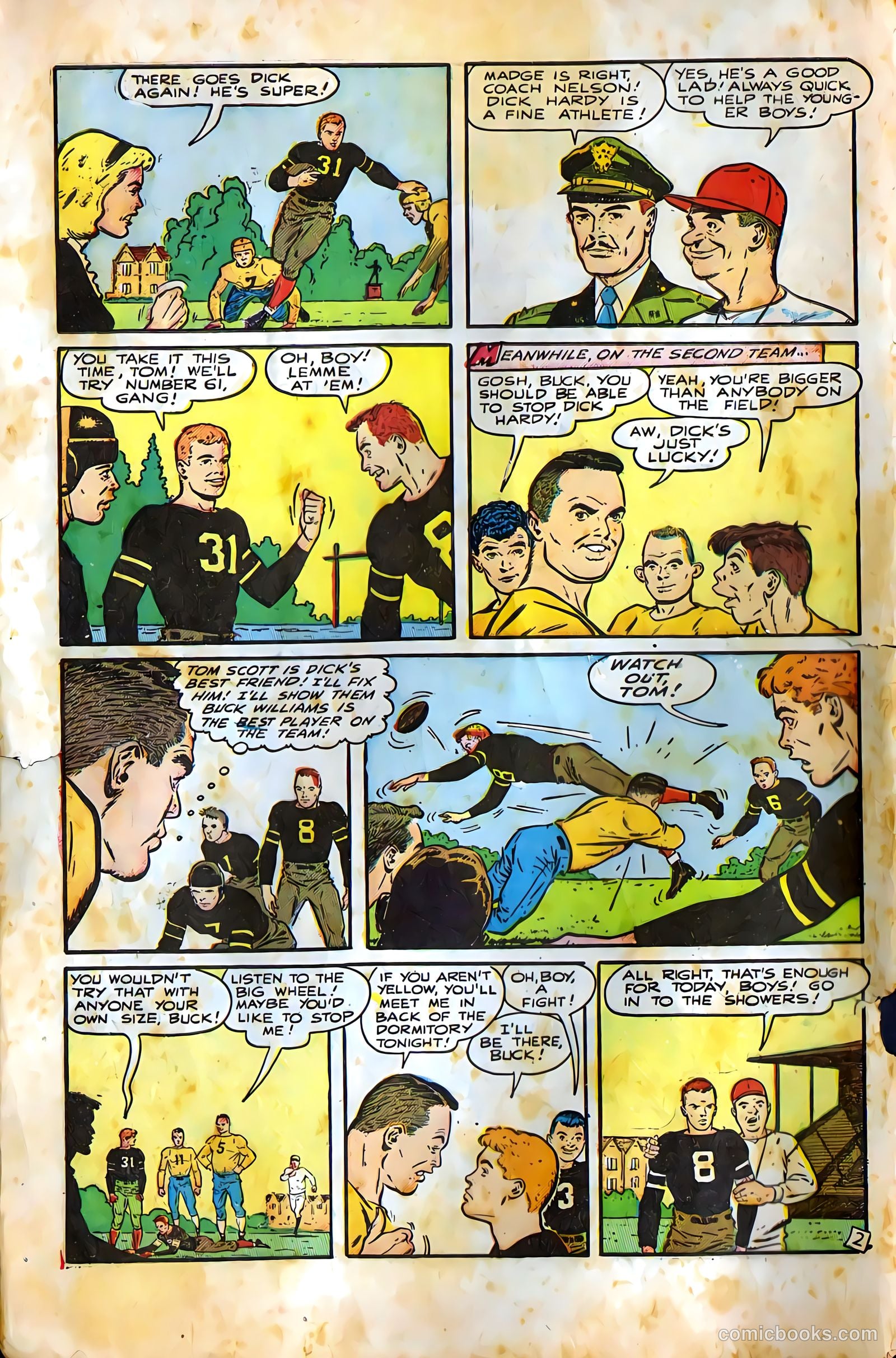 Mel Allen Sports Comics #5 (1949) — page 4 of 36