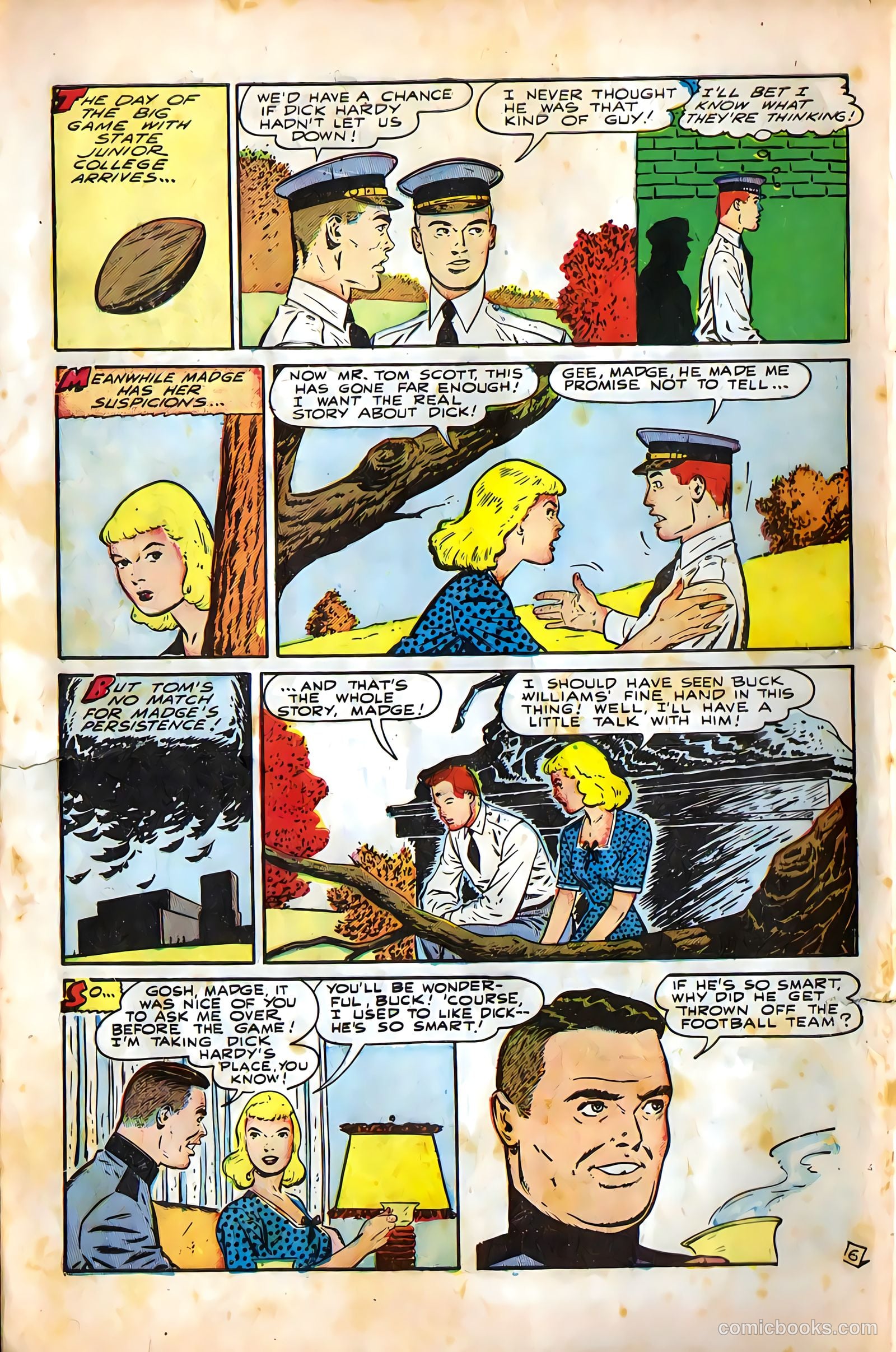 Mel Allen Sports Comics #5 (1949) — page 8 of 36