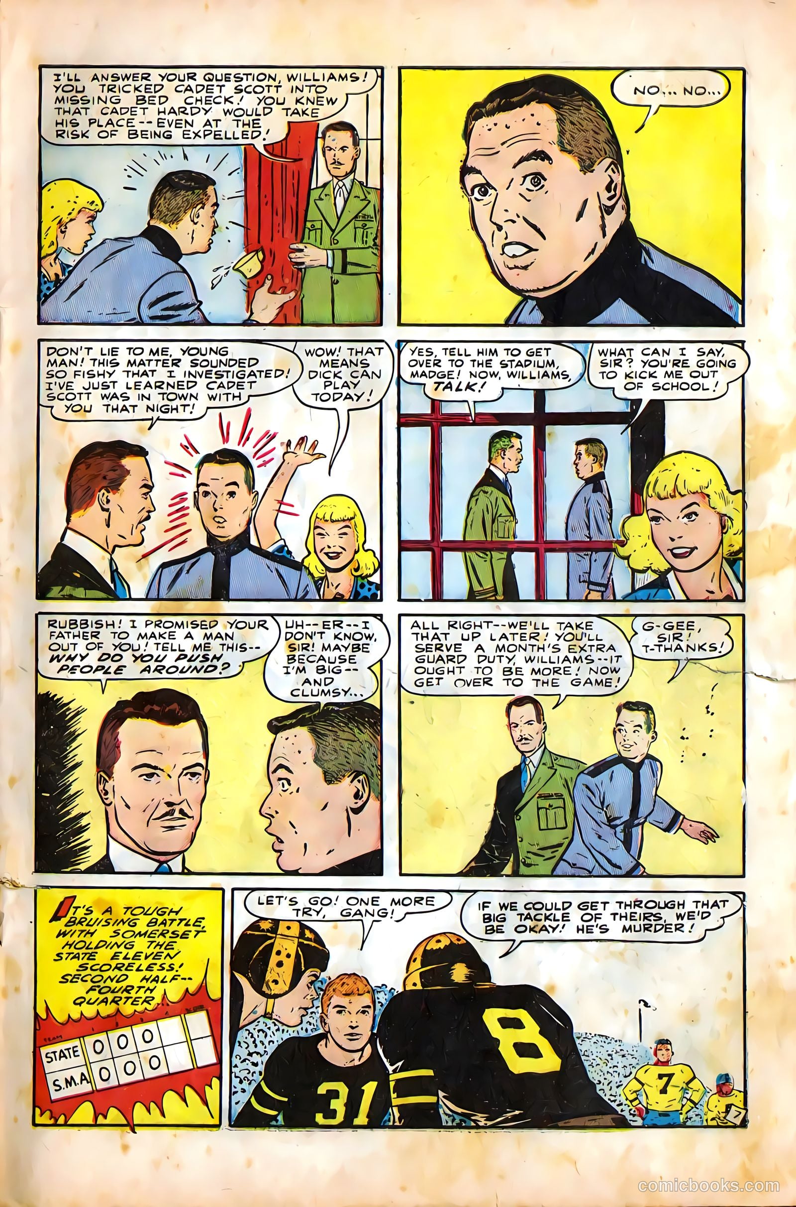Mel Allen Sports Comics #5 (1949) — page 9 of 36