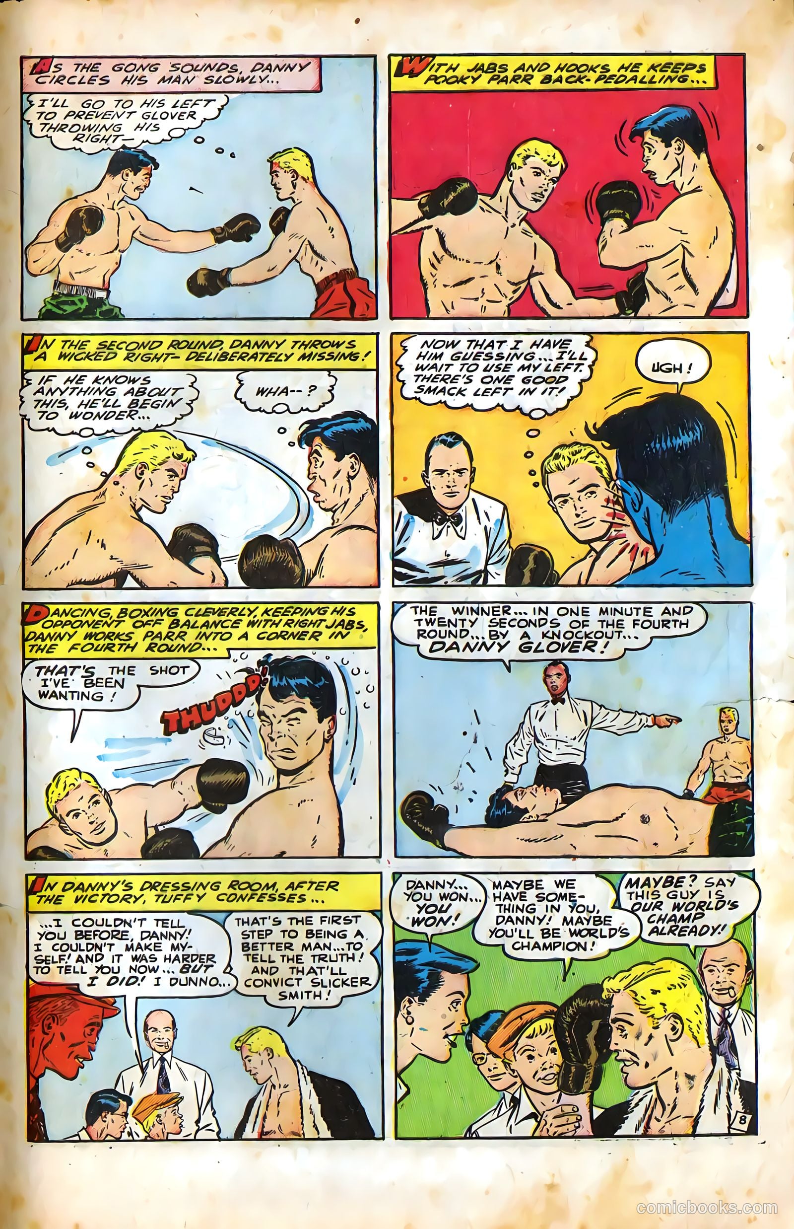 Mel Allen Sports Comics #5 (1949) — page 33 of 36