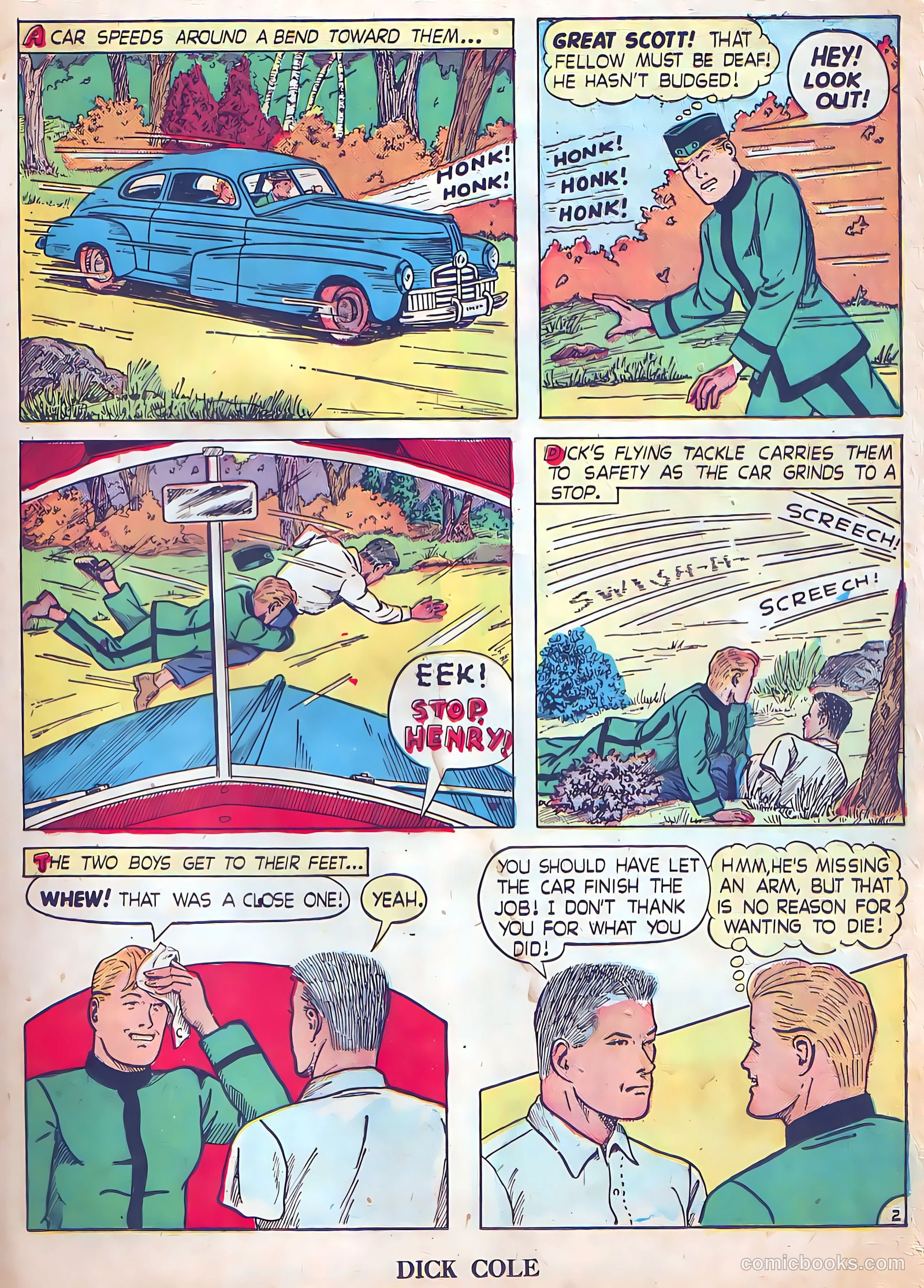 Dick Cole #5 (1948) — page 17 of 36