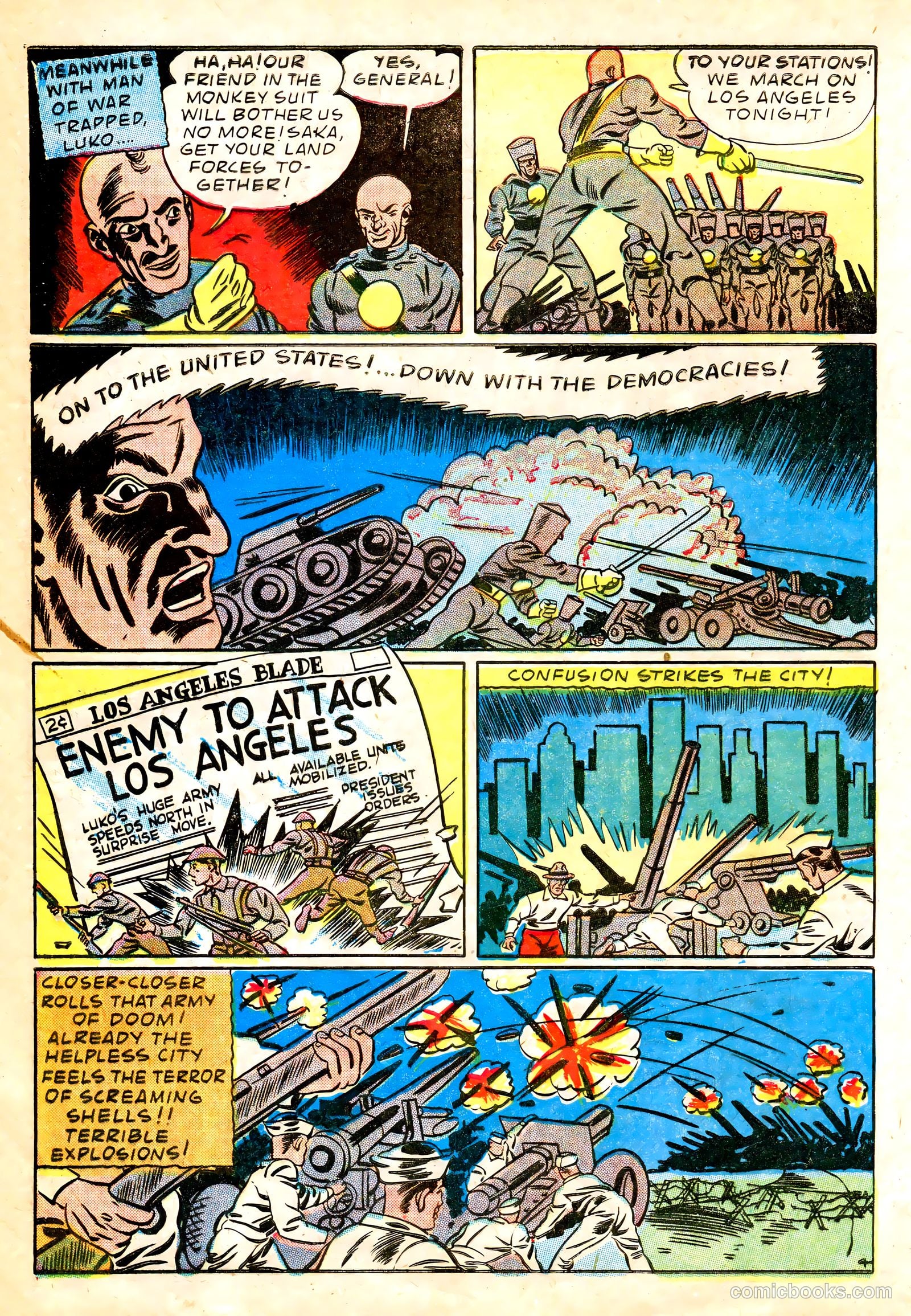 Liberty Guards Comics #1 (1942) — page 6 of 68
