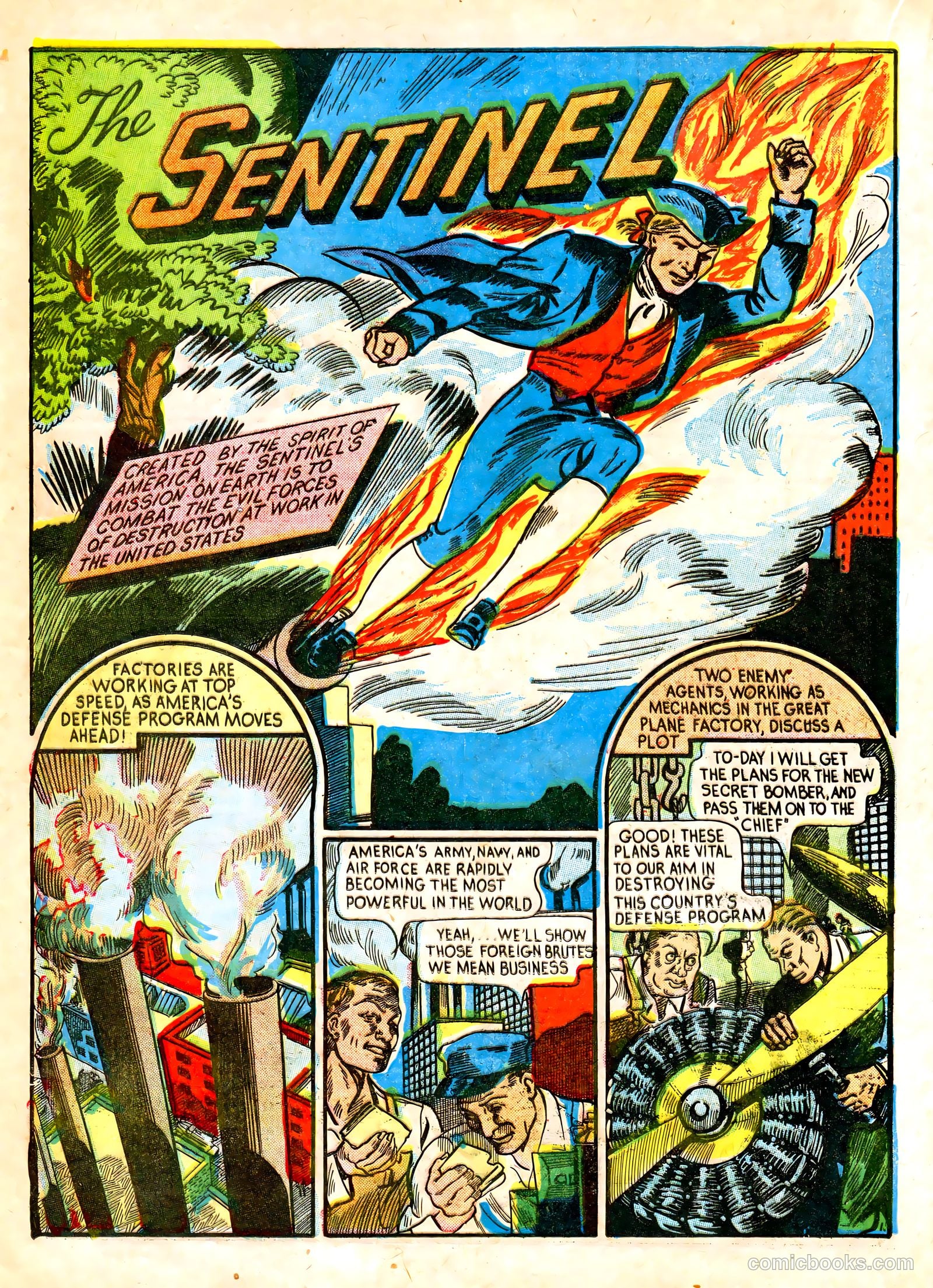 Liberty Guards Comics #1 (1942) — page 36 of 68
