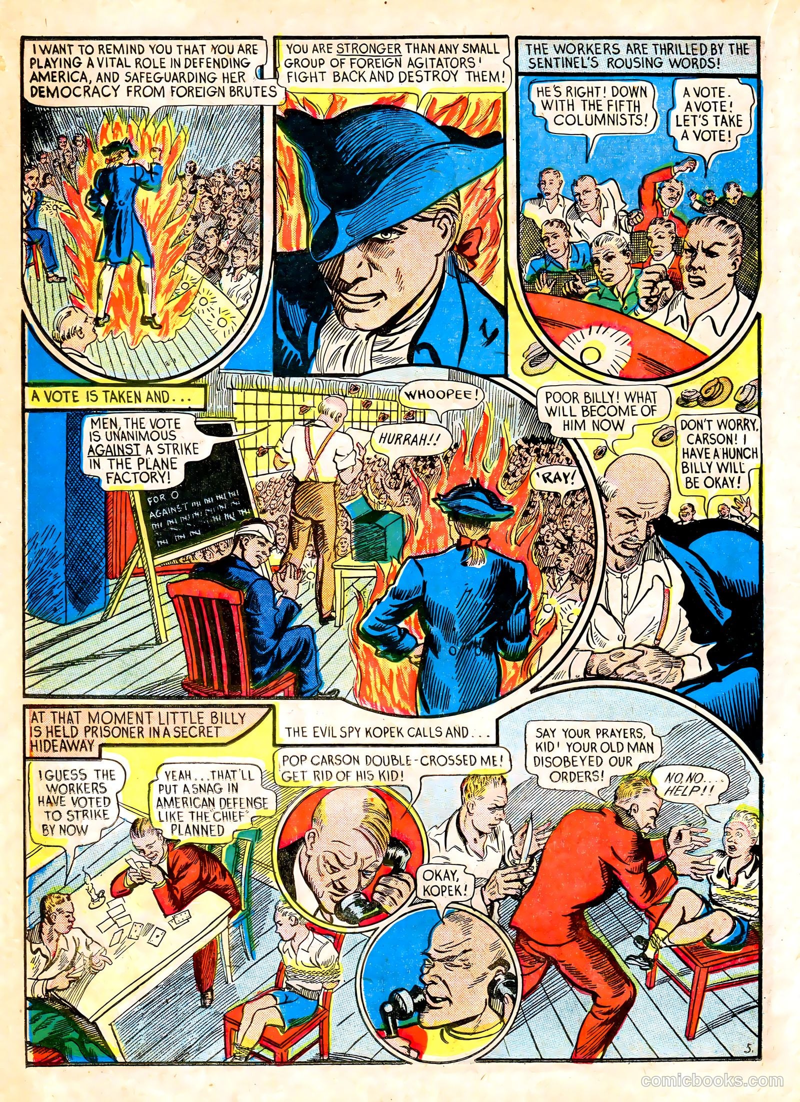 Liberty Guards Comics #1 (1942) — page 40 of 68