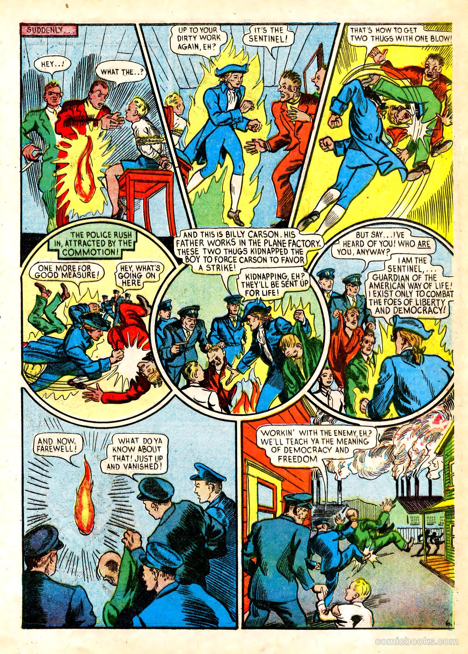 Liberty Guards Comics #1 (1942) — page 41 of 68