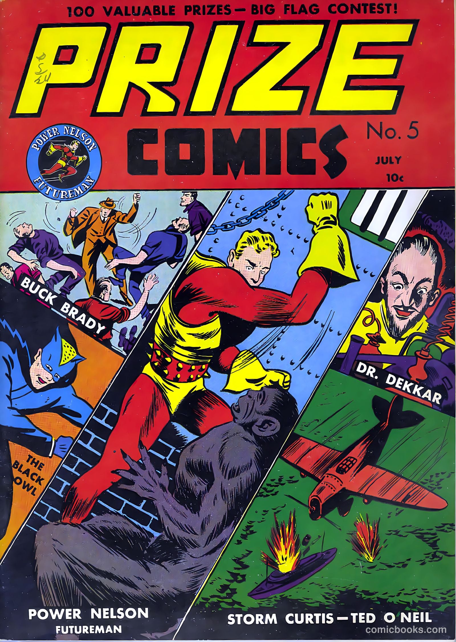 Prize Comics #5 (1940) — page 1 of 67