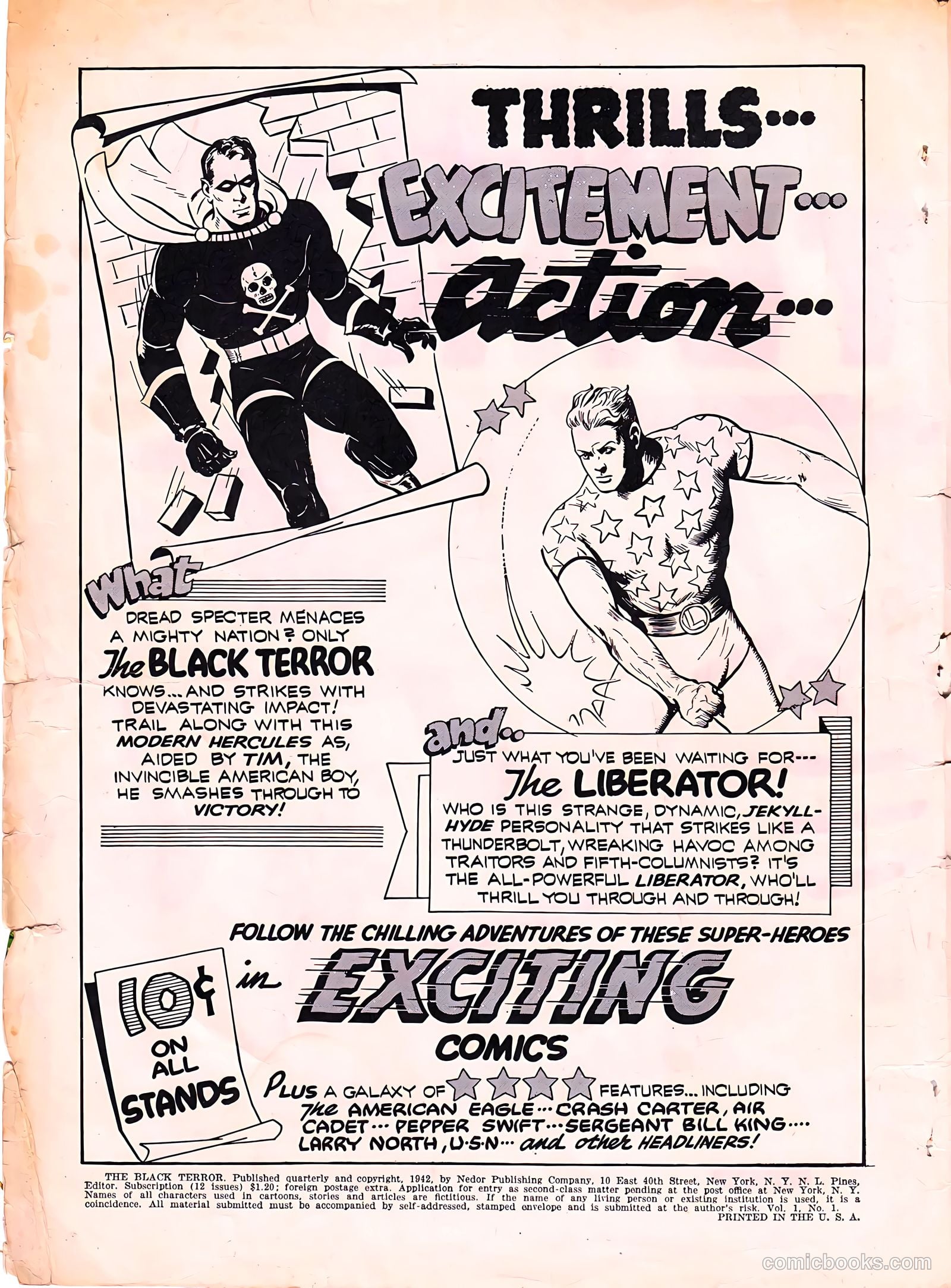 The Black Terror #1 (1942) — page 2 of 68