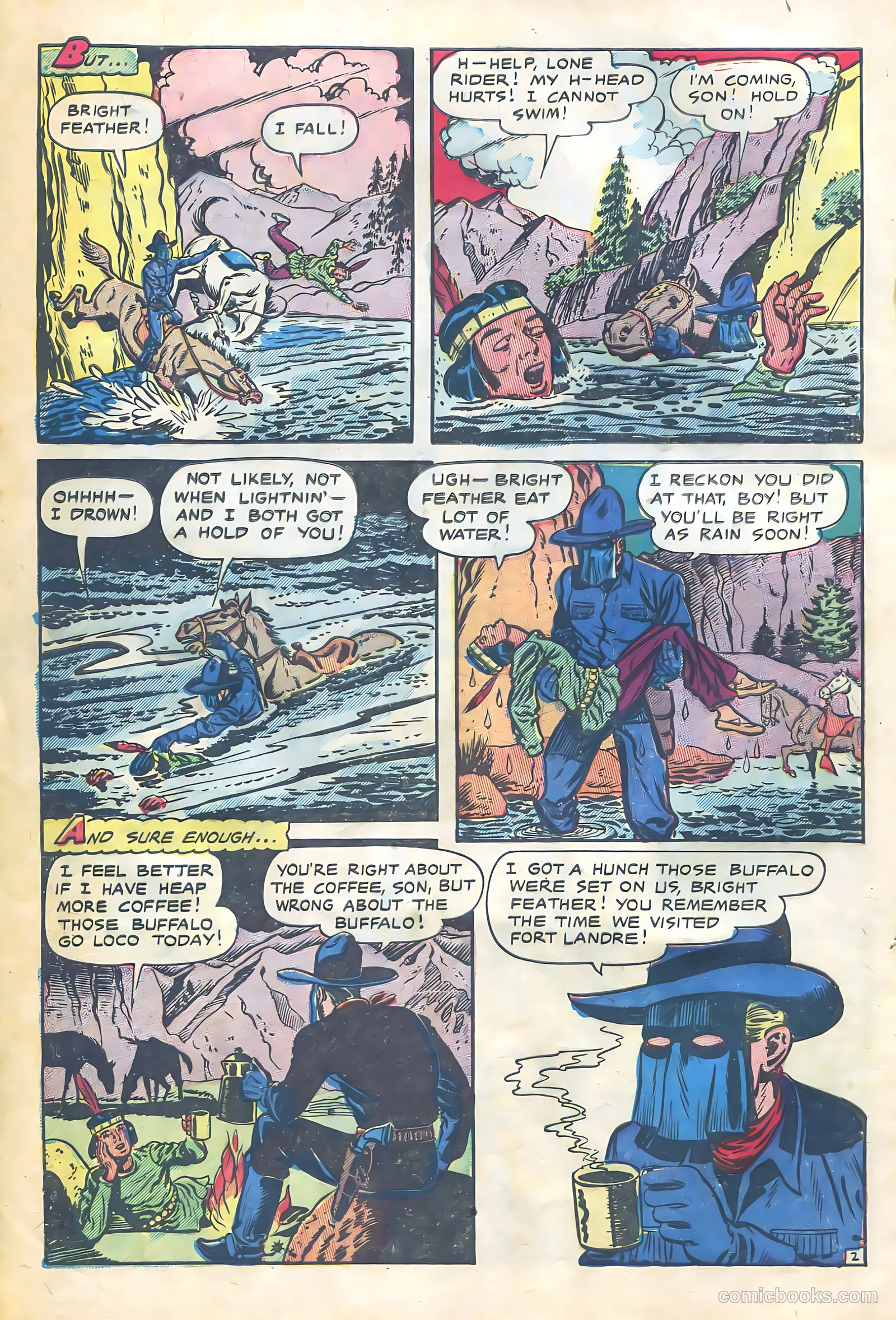 The Lone Rider #12 (1950) — page 4 of 36
