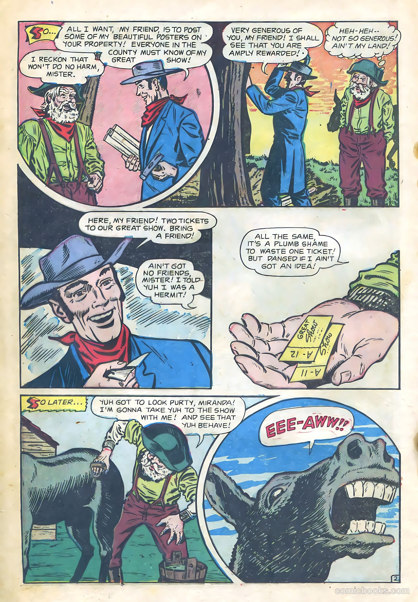 The Lone Rider #12 (1950) — page 12 of 36