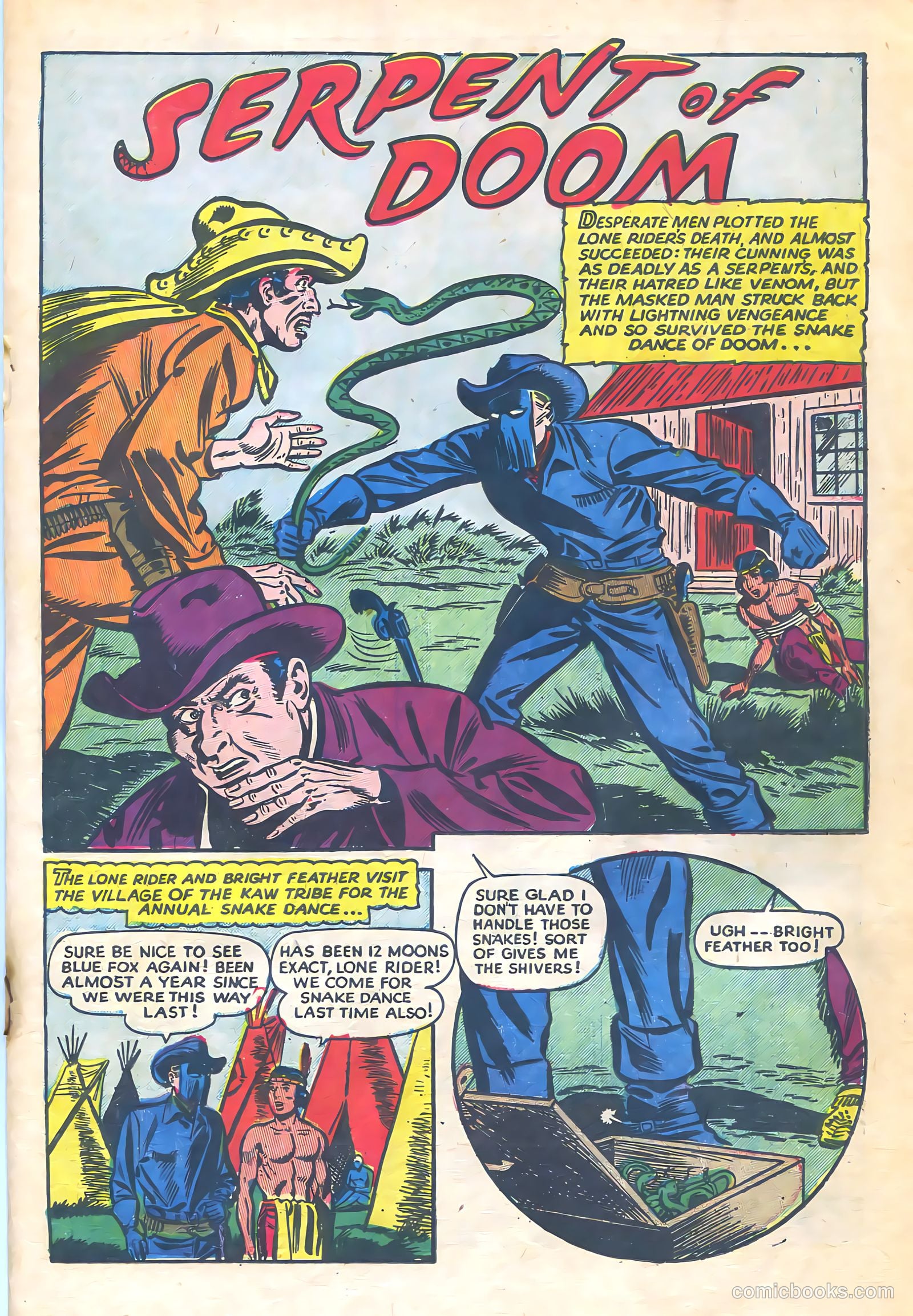 The Lone Rider #12 (1950) — page 19 of 36