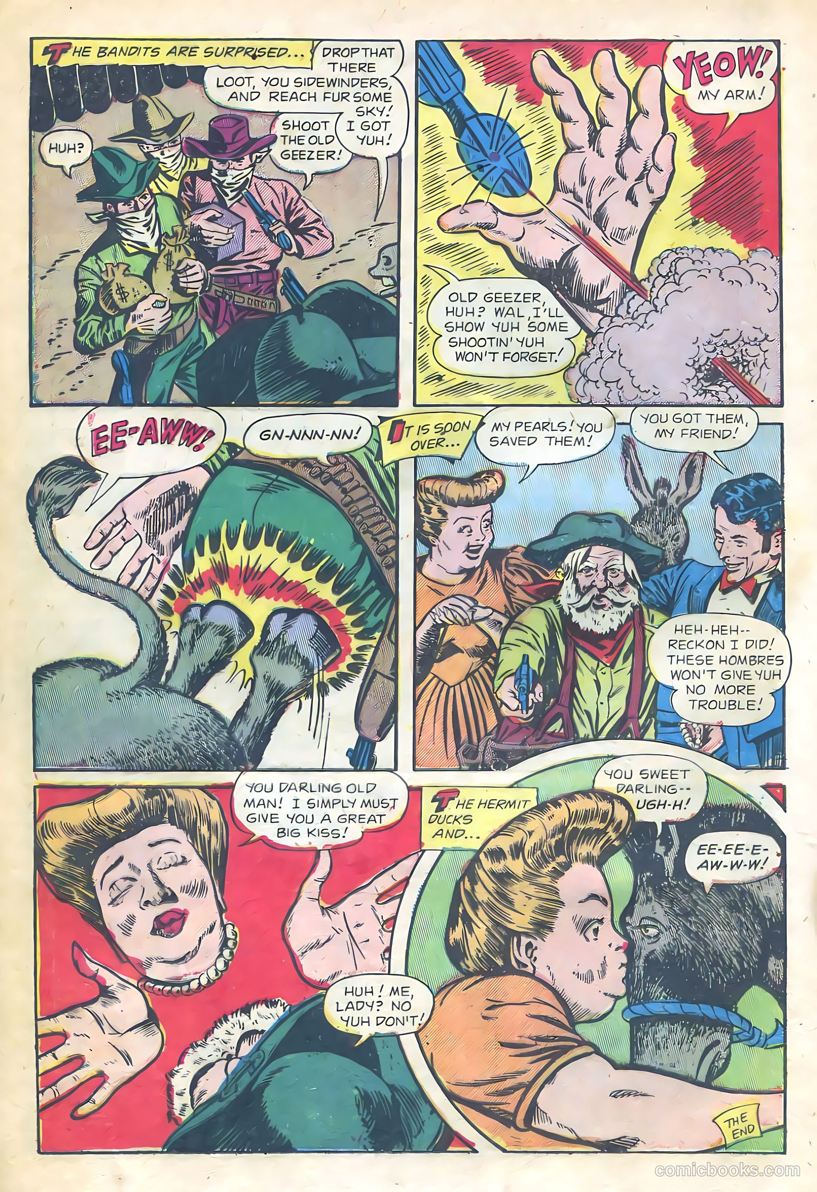 The Lone Rider #12 (1950) — page 22 of 36