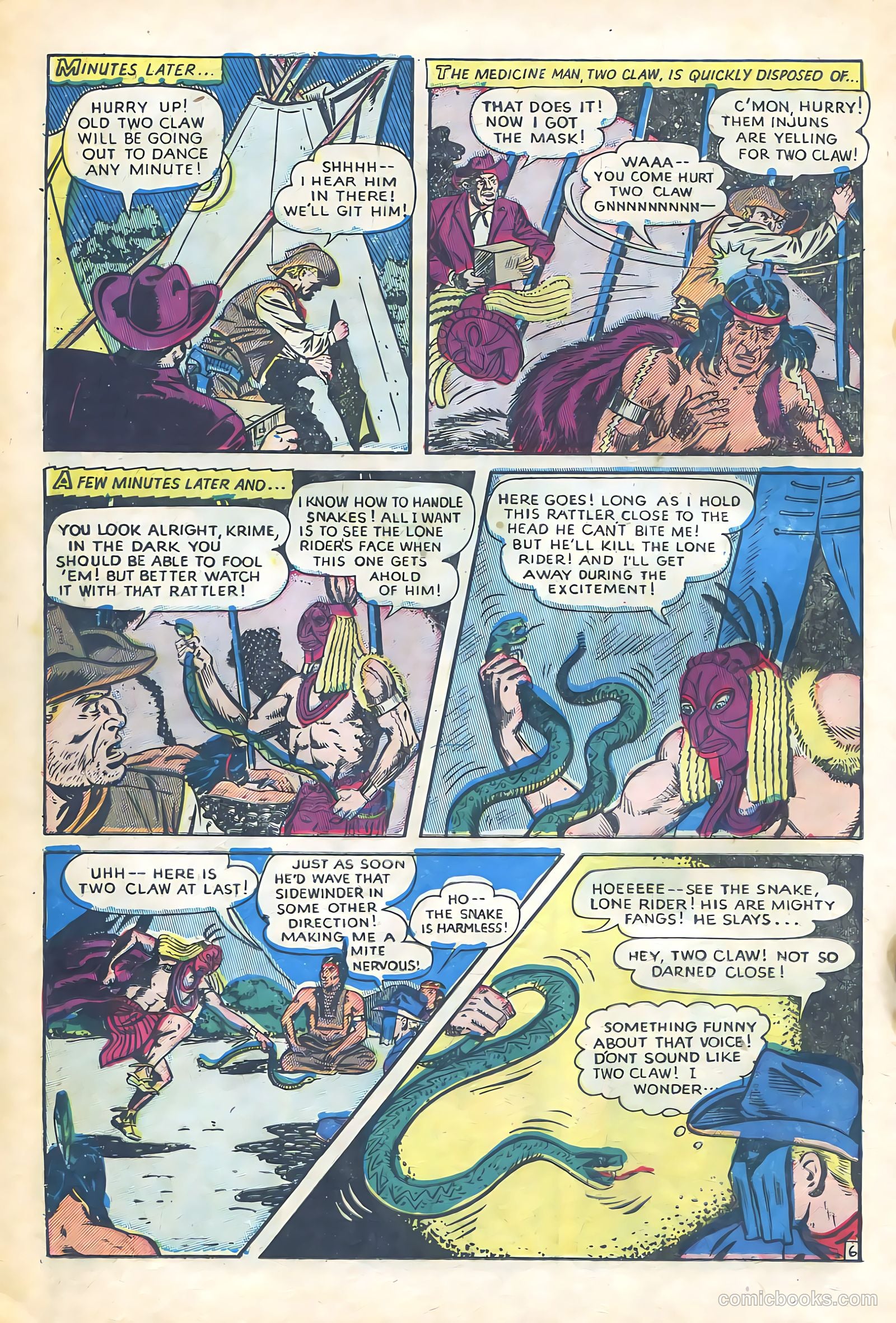 The Lone Rider #12 (1950) — page 24 of 36
