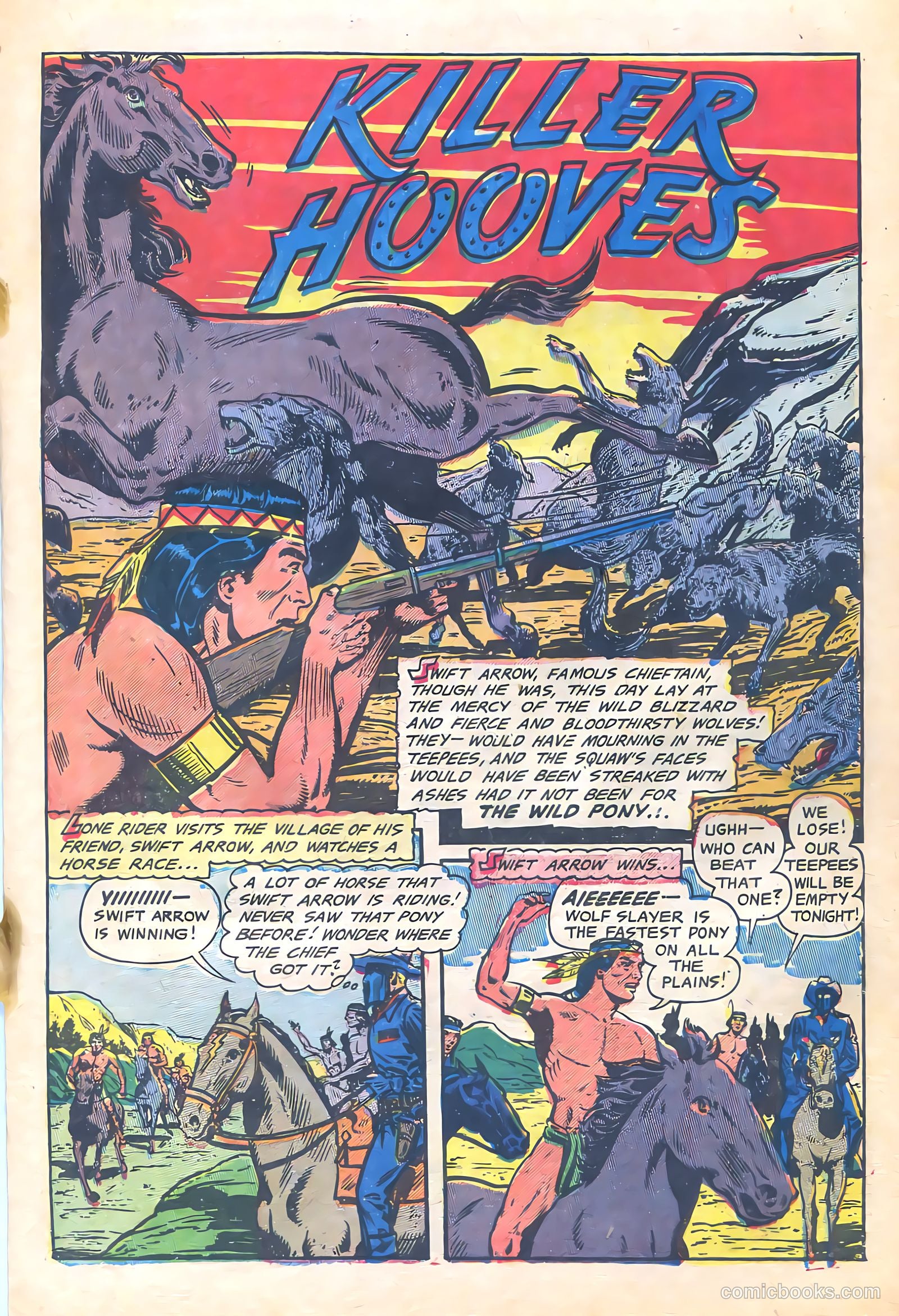 The Lone Rider #12 (1950) — page 27 of 36