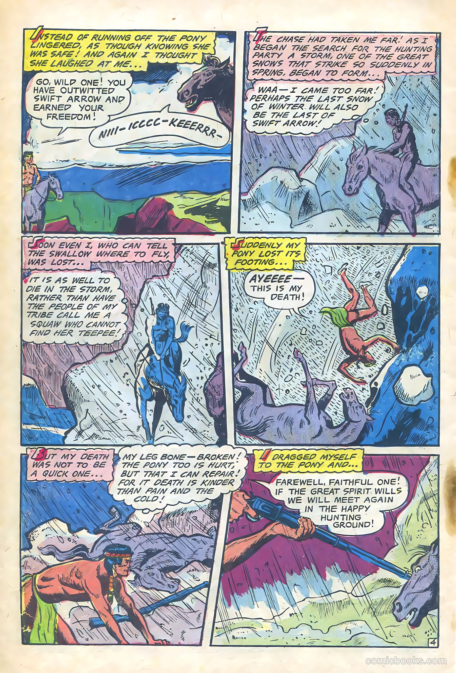 The Lone Rider #12 (1950) — page 30 of 36