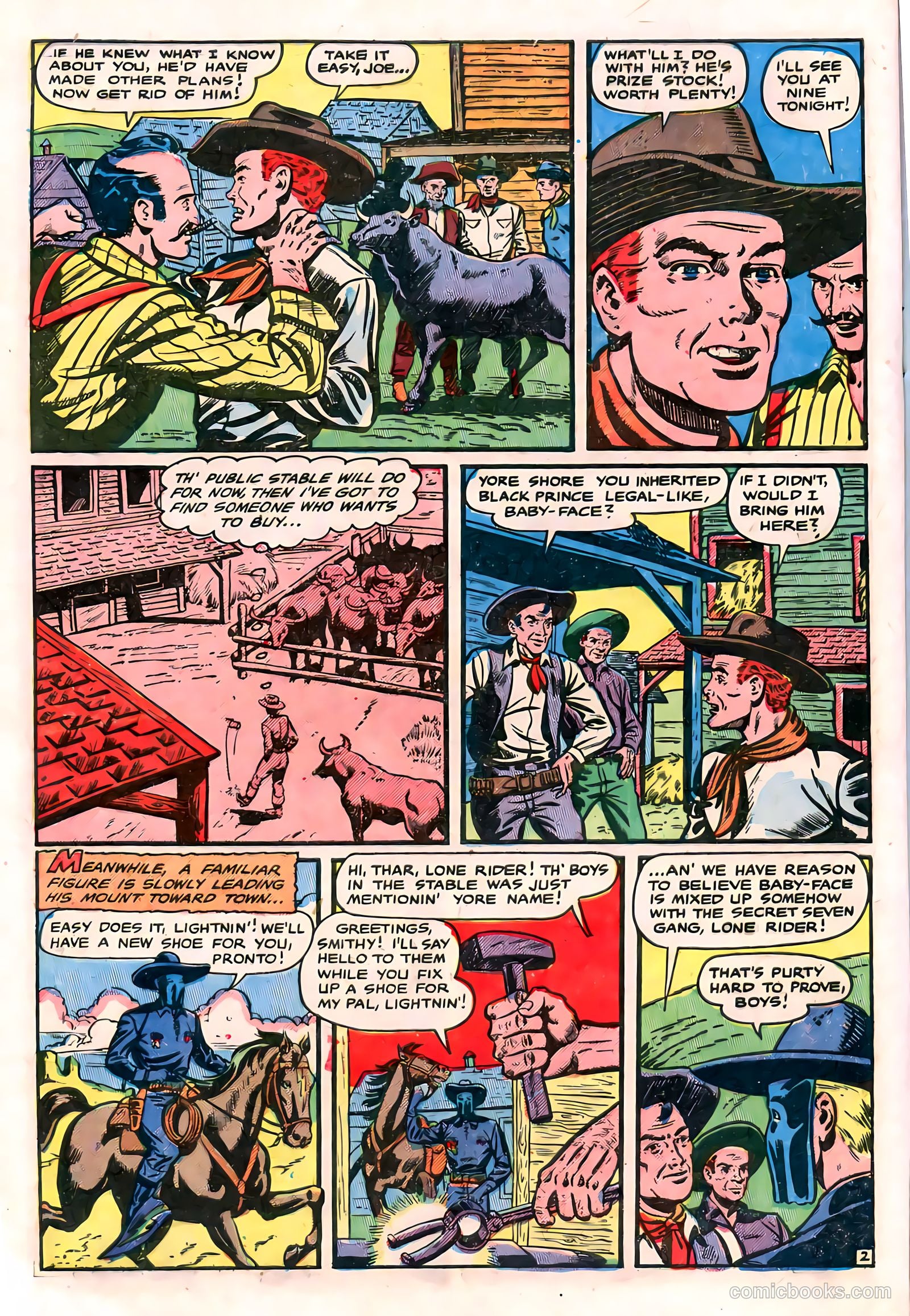 The Lone Rider #2 (1950) — page 4 of 52