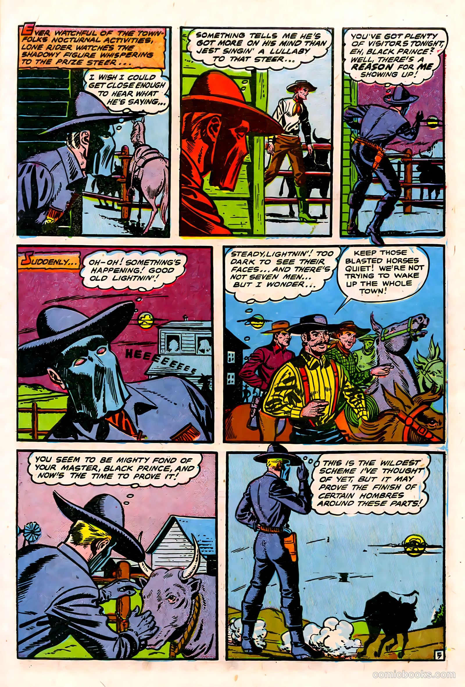 The Lone Rider #2 (1950) — page 7 of 52