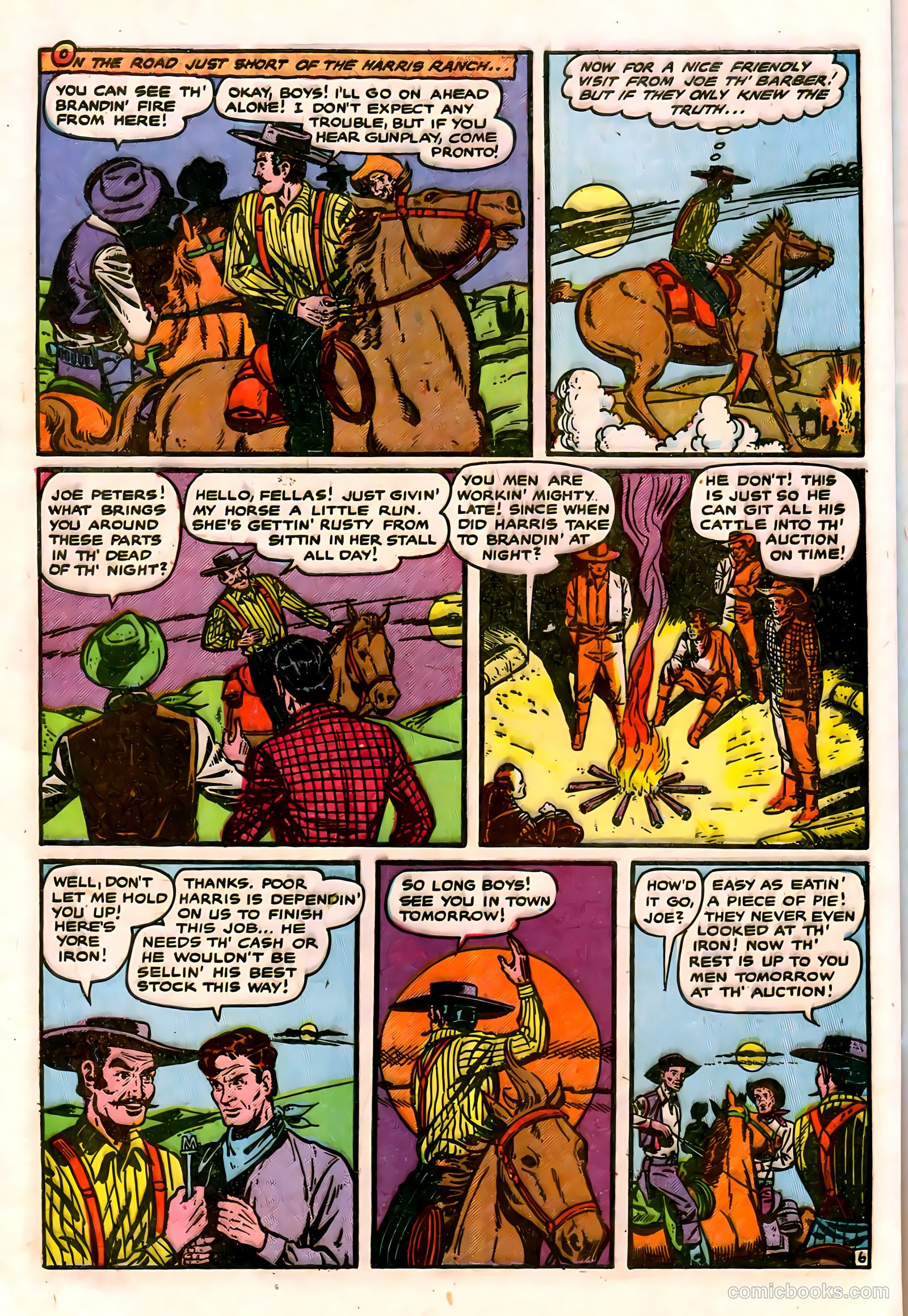 The Lone Rider #2 (1950) — page 8 of 52