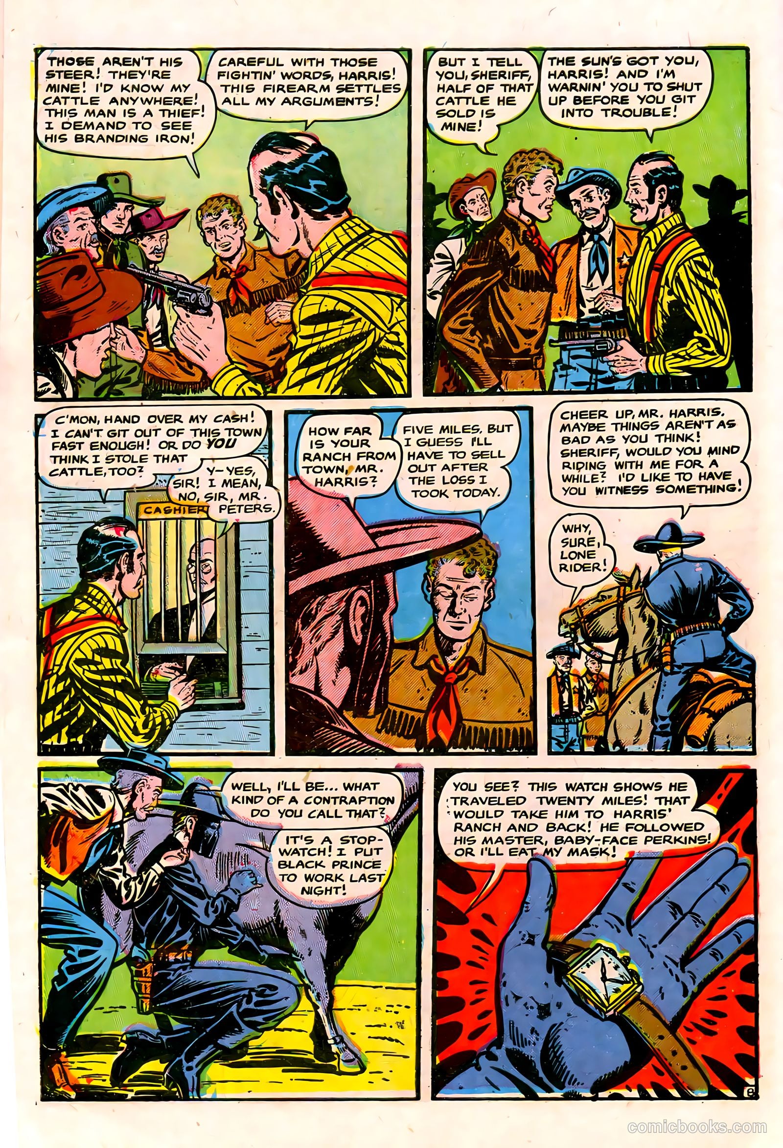 The Lone Rider #2 (1950) — page 10 of 52