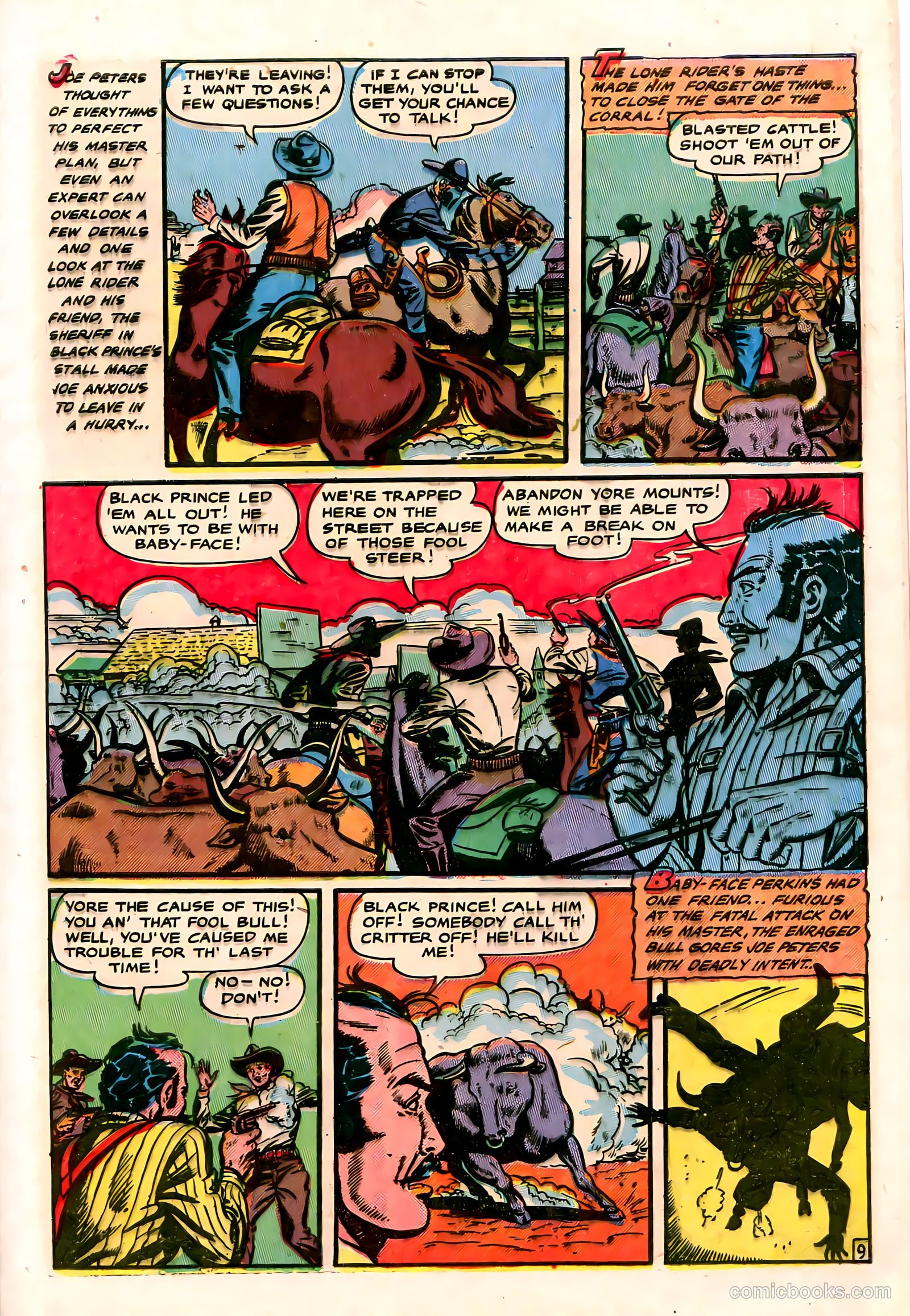 The Lone Rider #2 (1950) — page 11 of 52