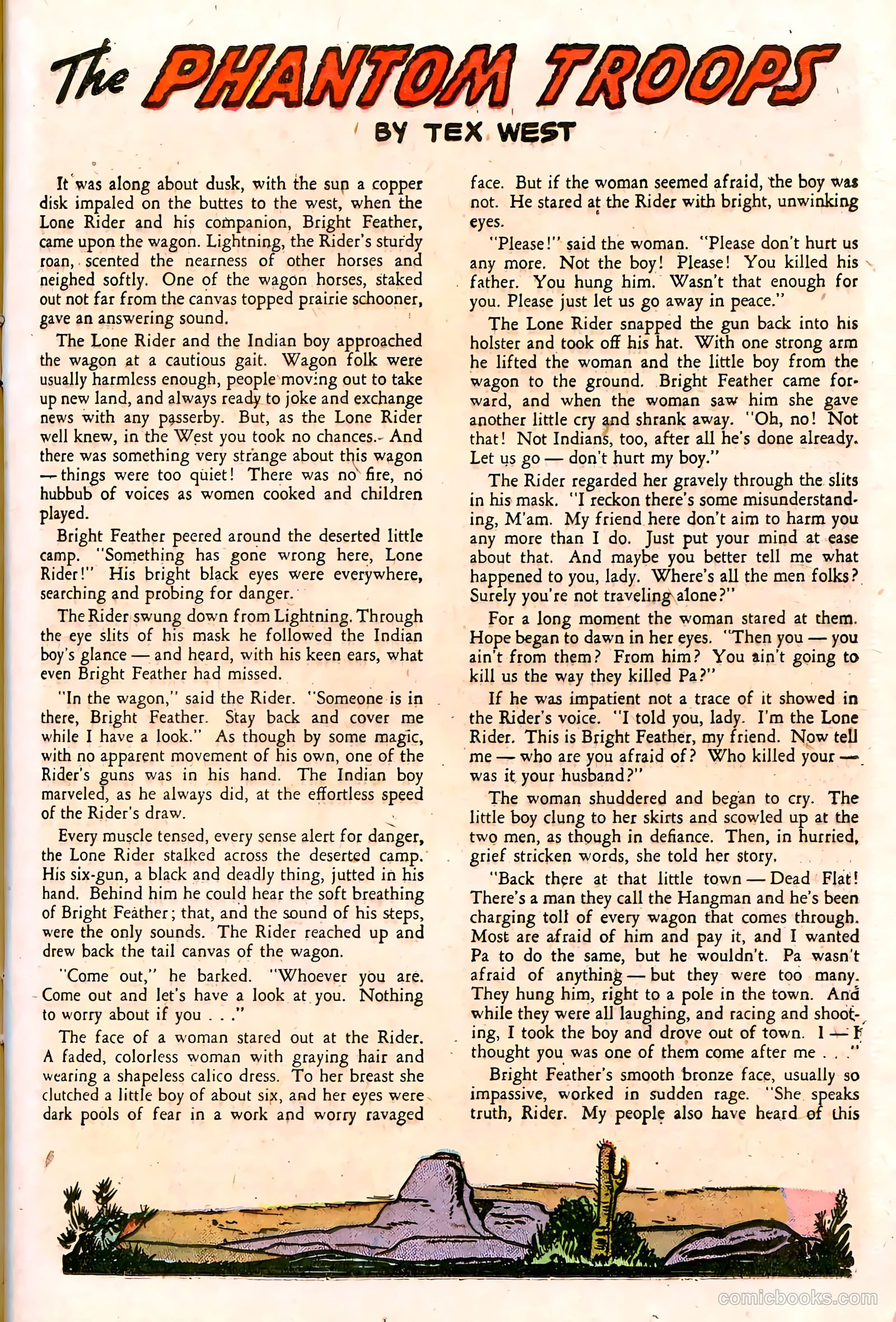 The Lone Rider #2 (1950) — page 21 of 52