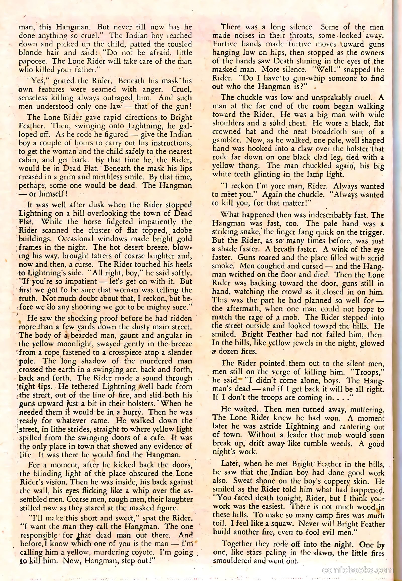 The Lone Rider #2 (1950) — page 22 of 52
