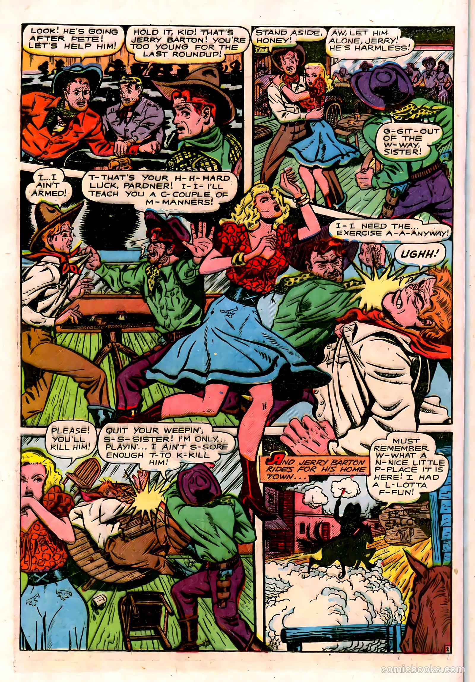 The Lone Rider #2 (1950) — page 30 of 52