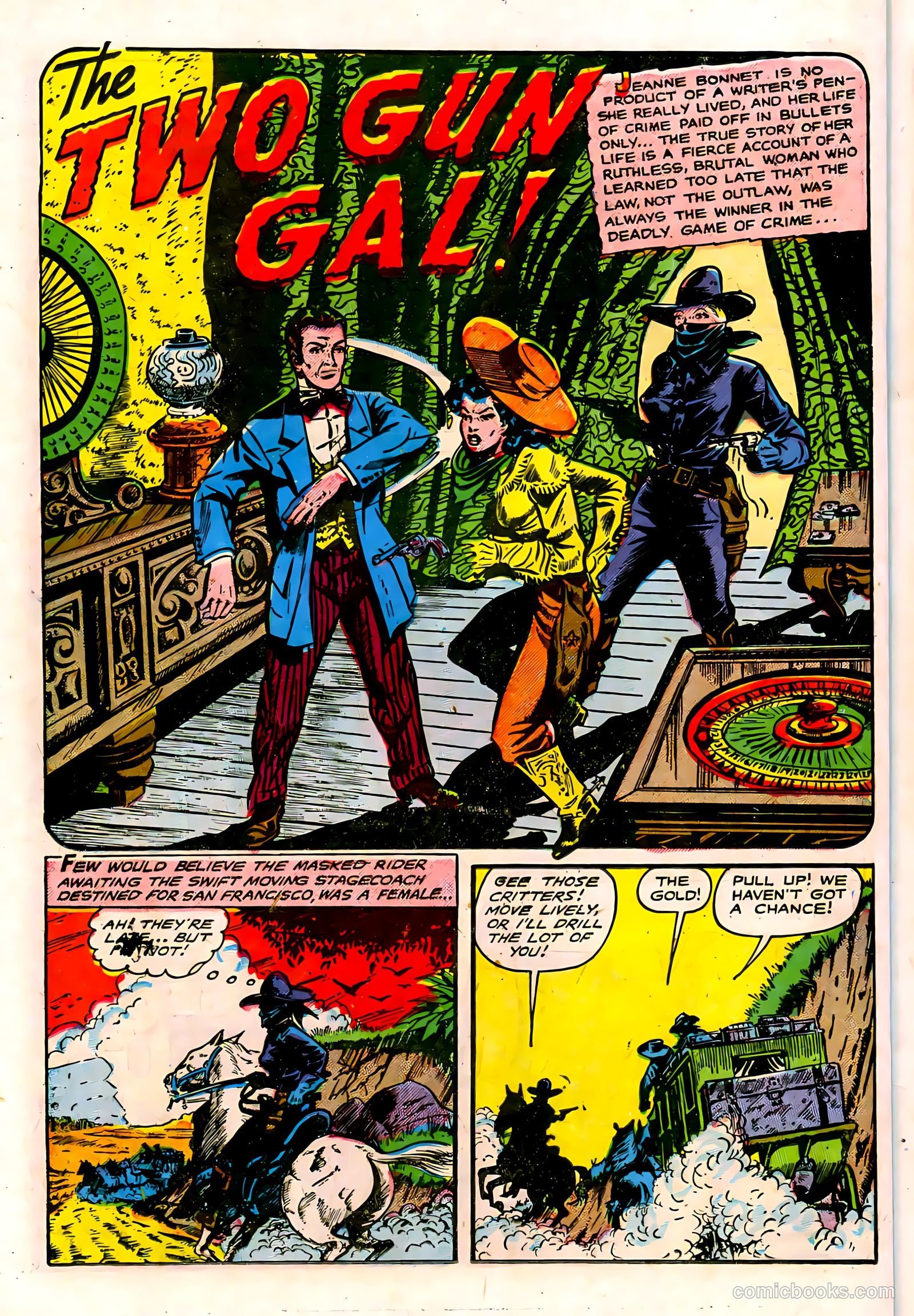 The Lone Rider #2 (1950) — page 34 of 52