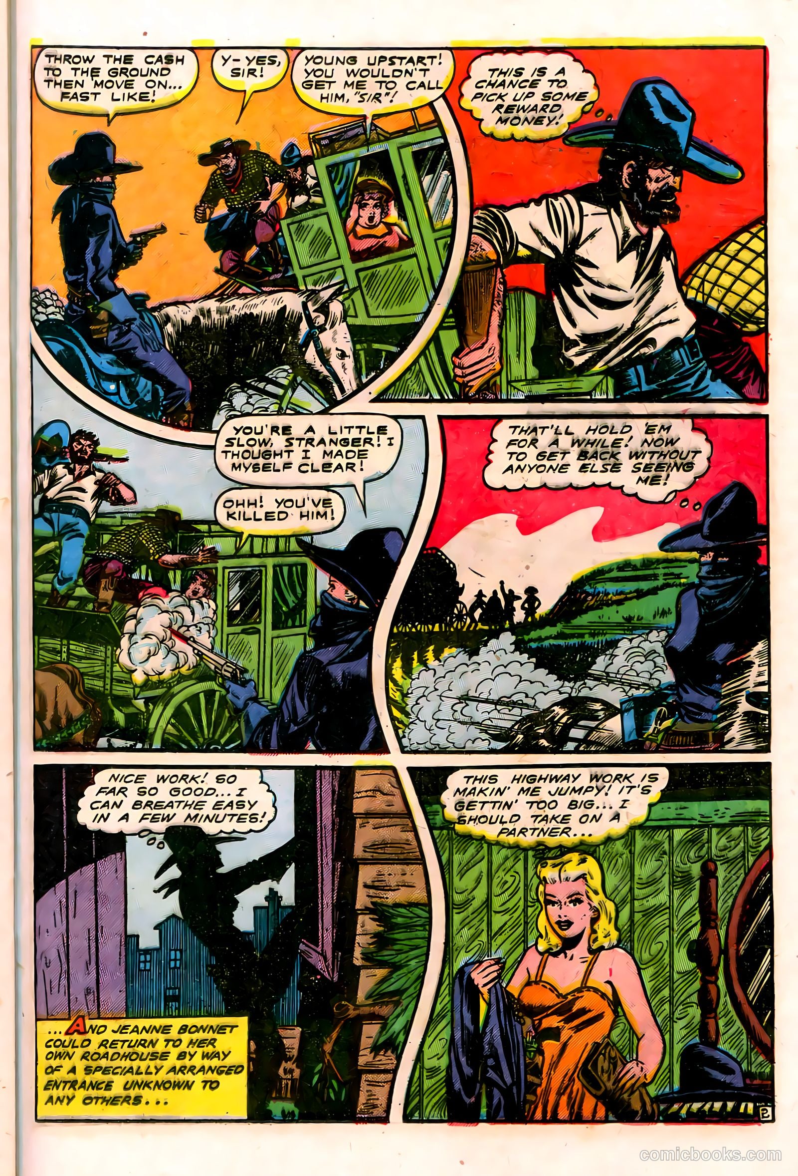 The Lone Rider #2 (1950) — page 35 of 52