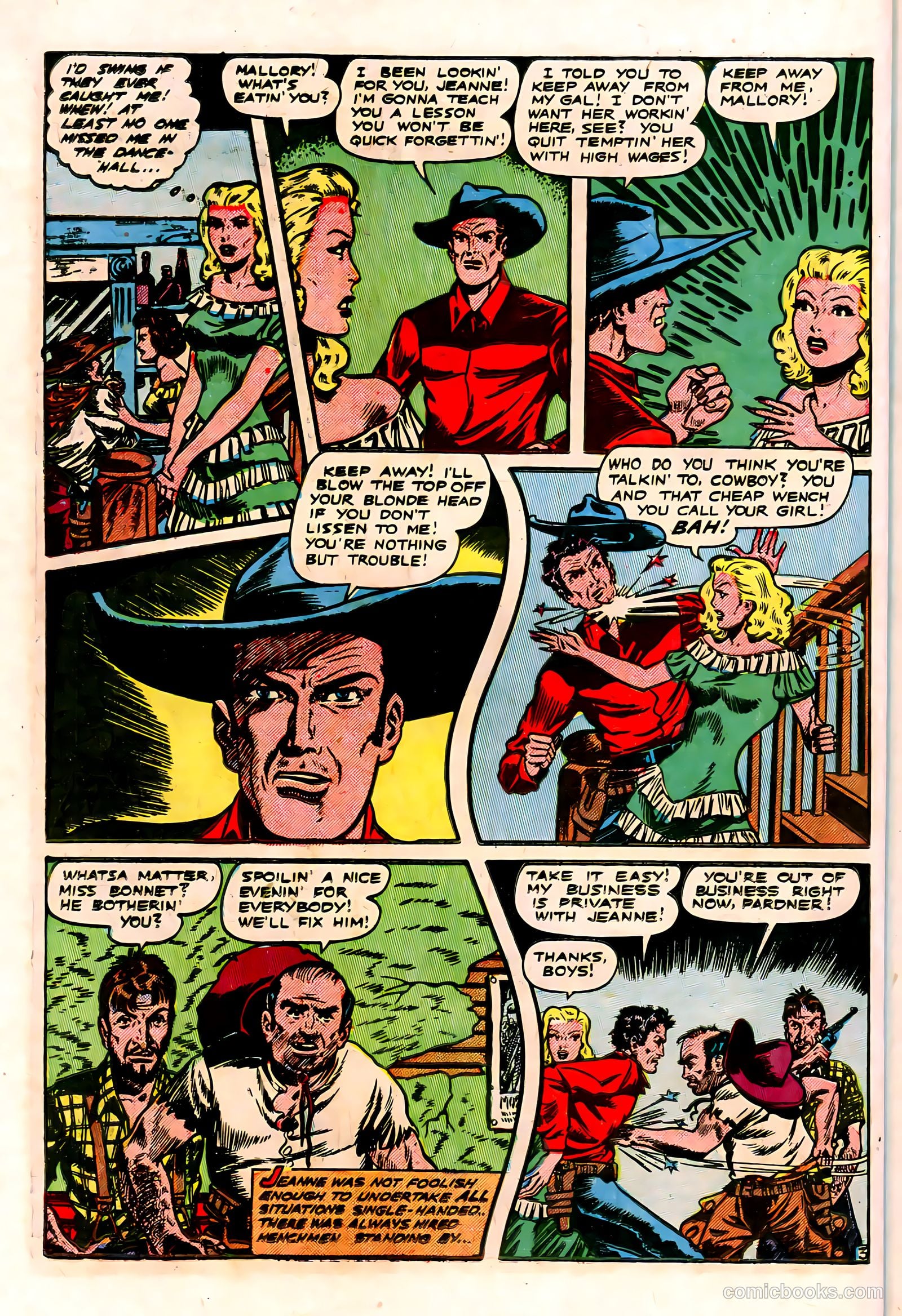The Lone Rider #2 (1950) — page 36 of 52