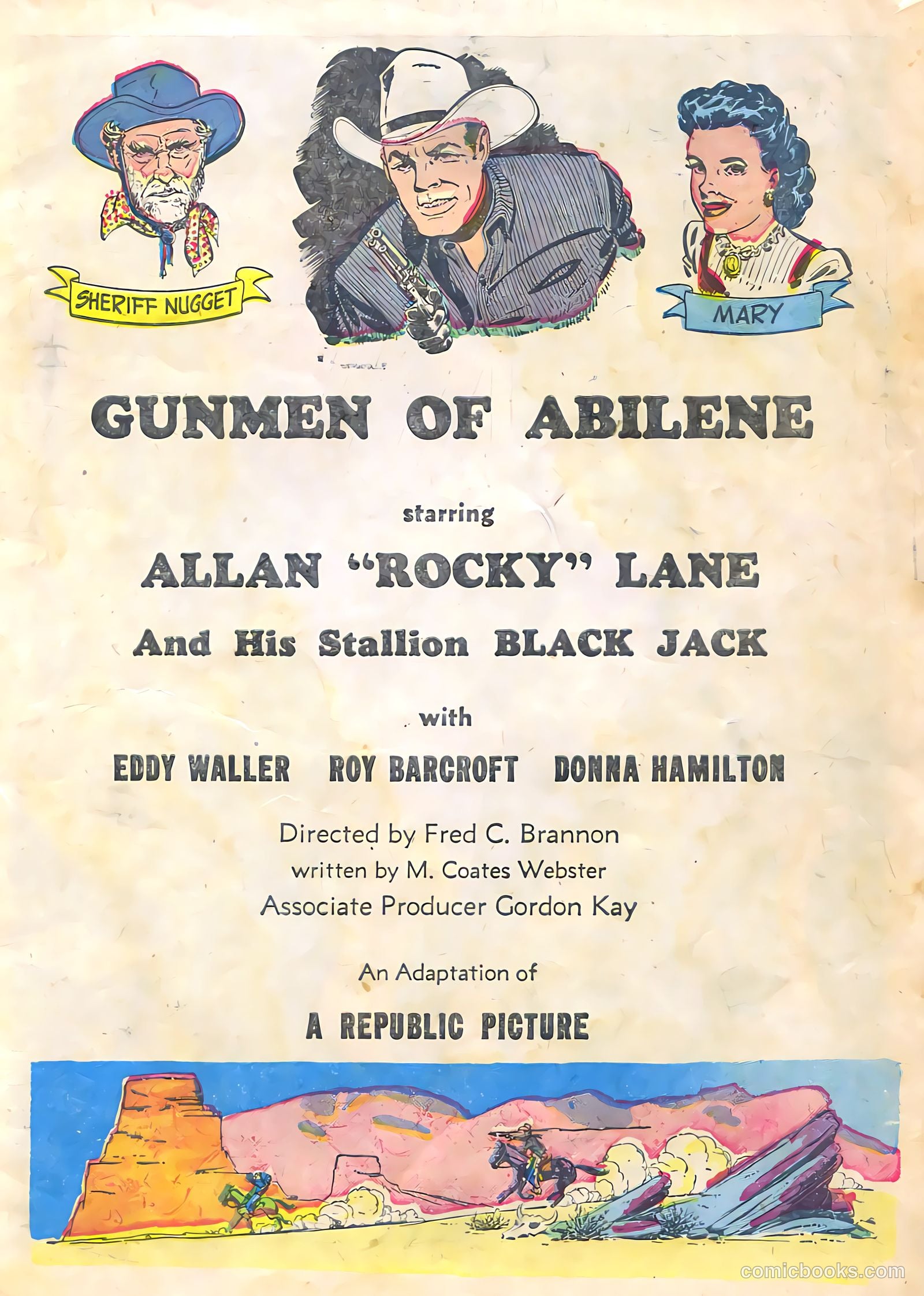 Fawcett Movie Comic 7 - Gunmen of Abilene #1 — page 3 of 36
