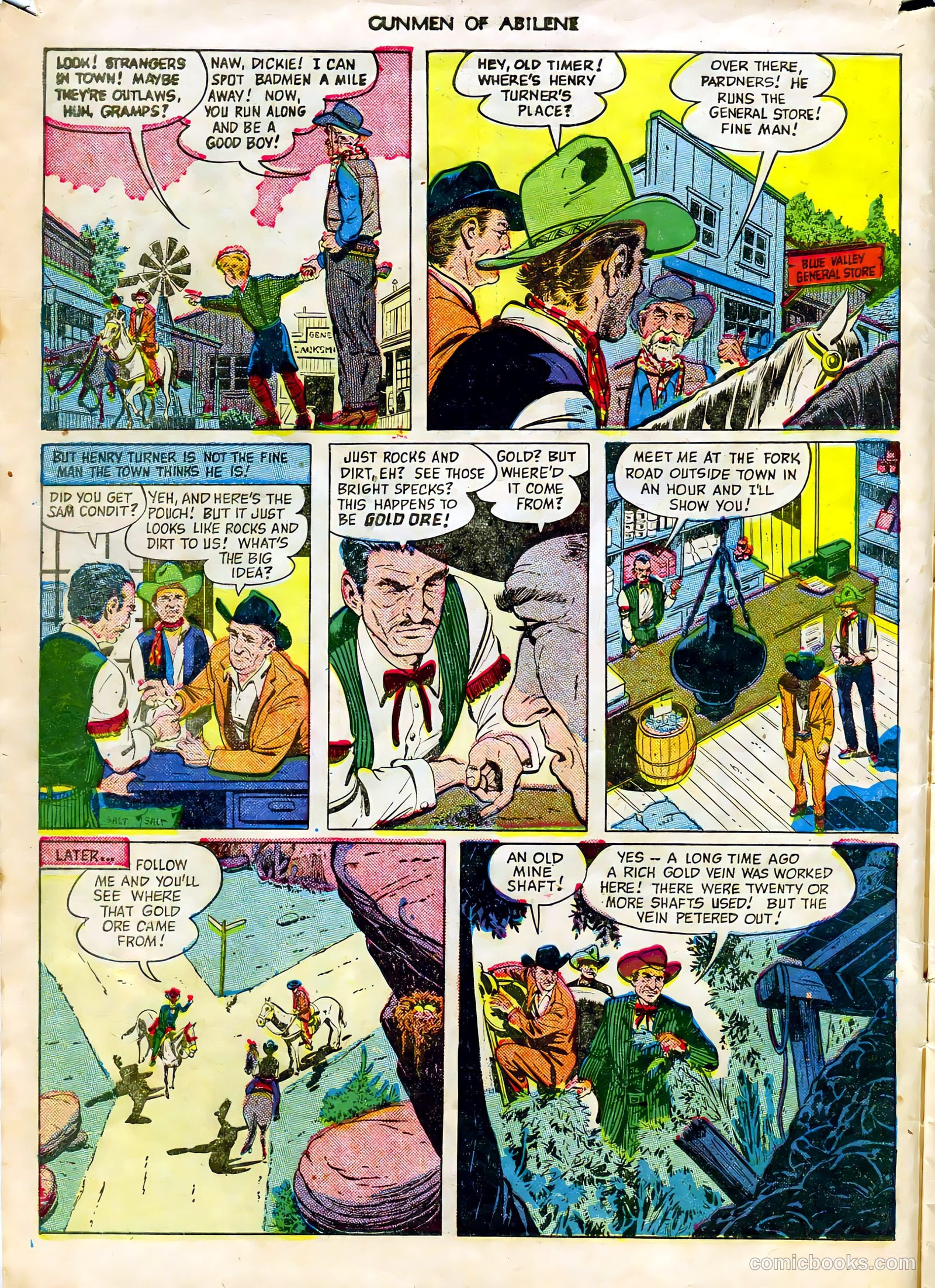 Fawcett Movie Comic 7 - Gunmen of Abilene #1 — page 6 of 36