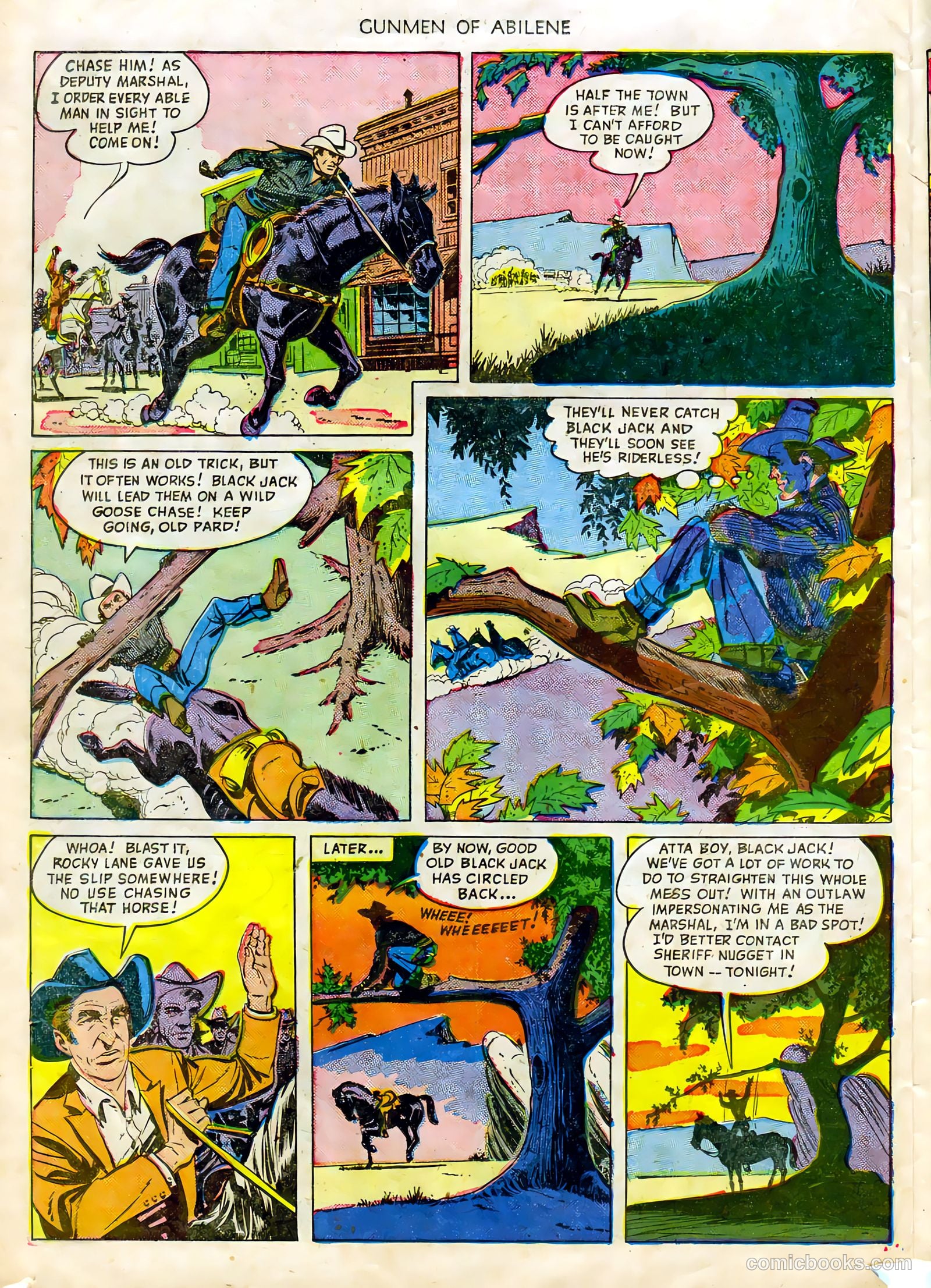 Fawcett Movie Comic 7 - Gunmen of Abilene #1 — page 22 of 36