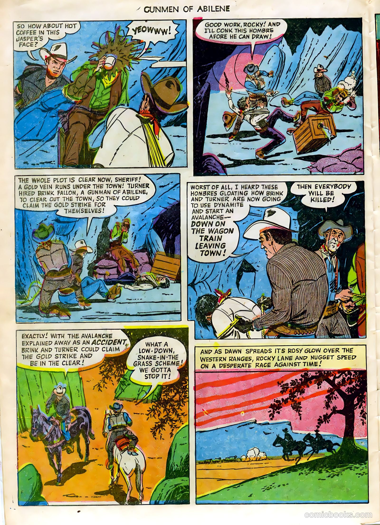 Fawcett Movie Comic 7 - Gunmen of Abilene #1 — page 28 of 36