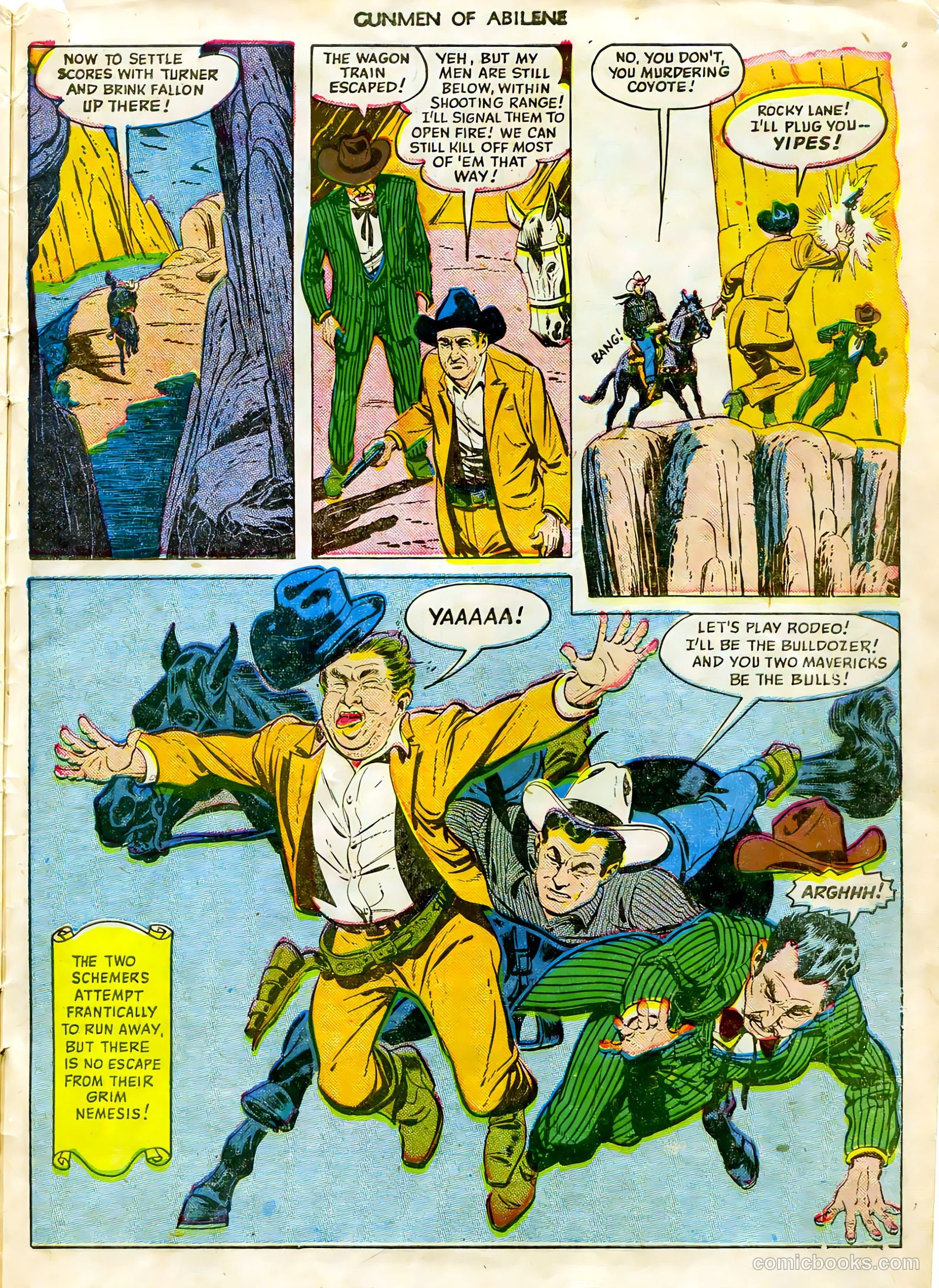 Fawcett Movie Comic 7 - Gunmen of Abilene #1 — page 31 of 36