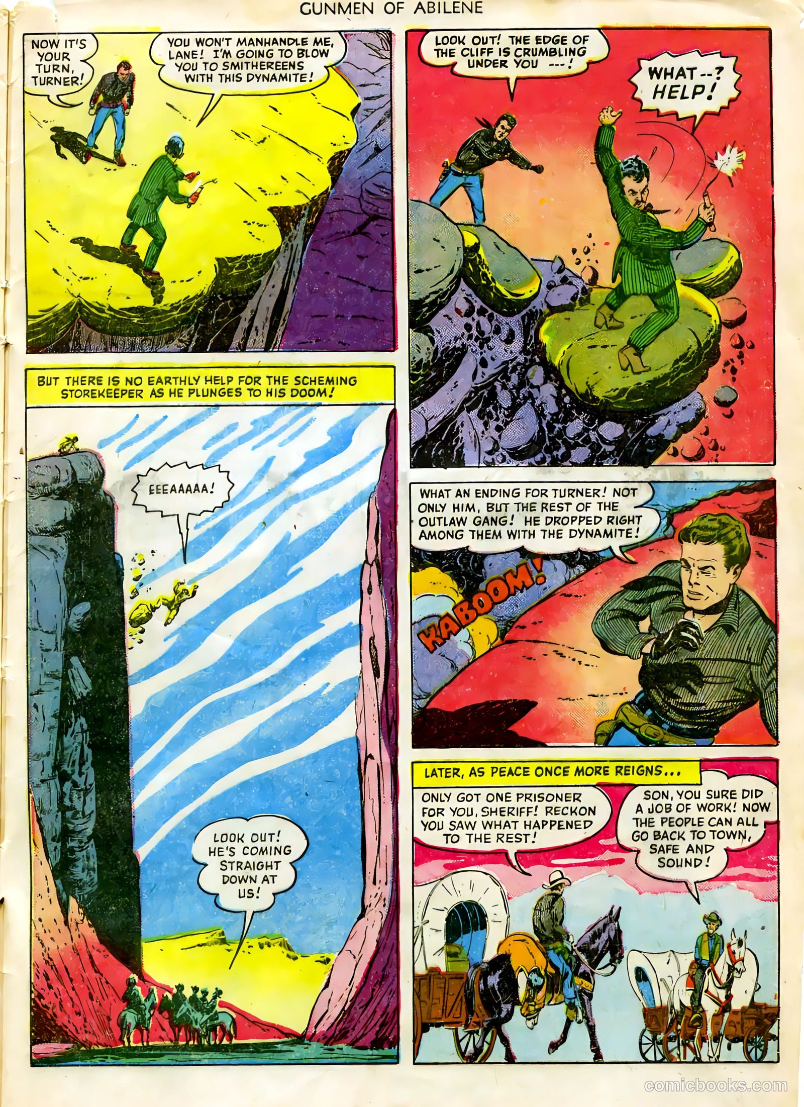 Fawcett Movie Comic 7 - Gunmen of Abilene #1 — page 33 of 36