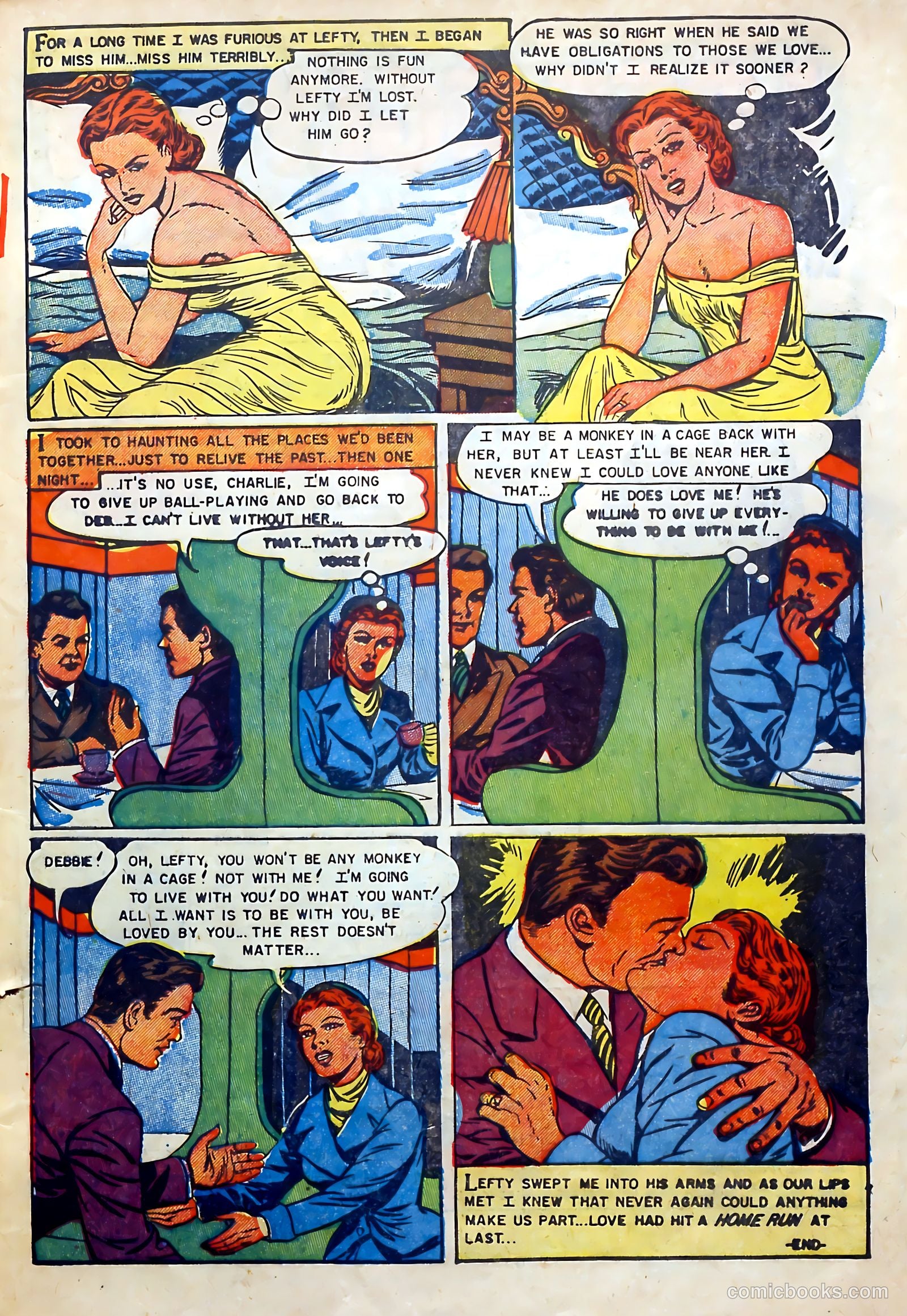 Youthful Romances #12 (1953) — page 33 of 36