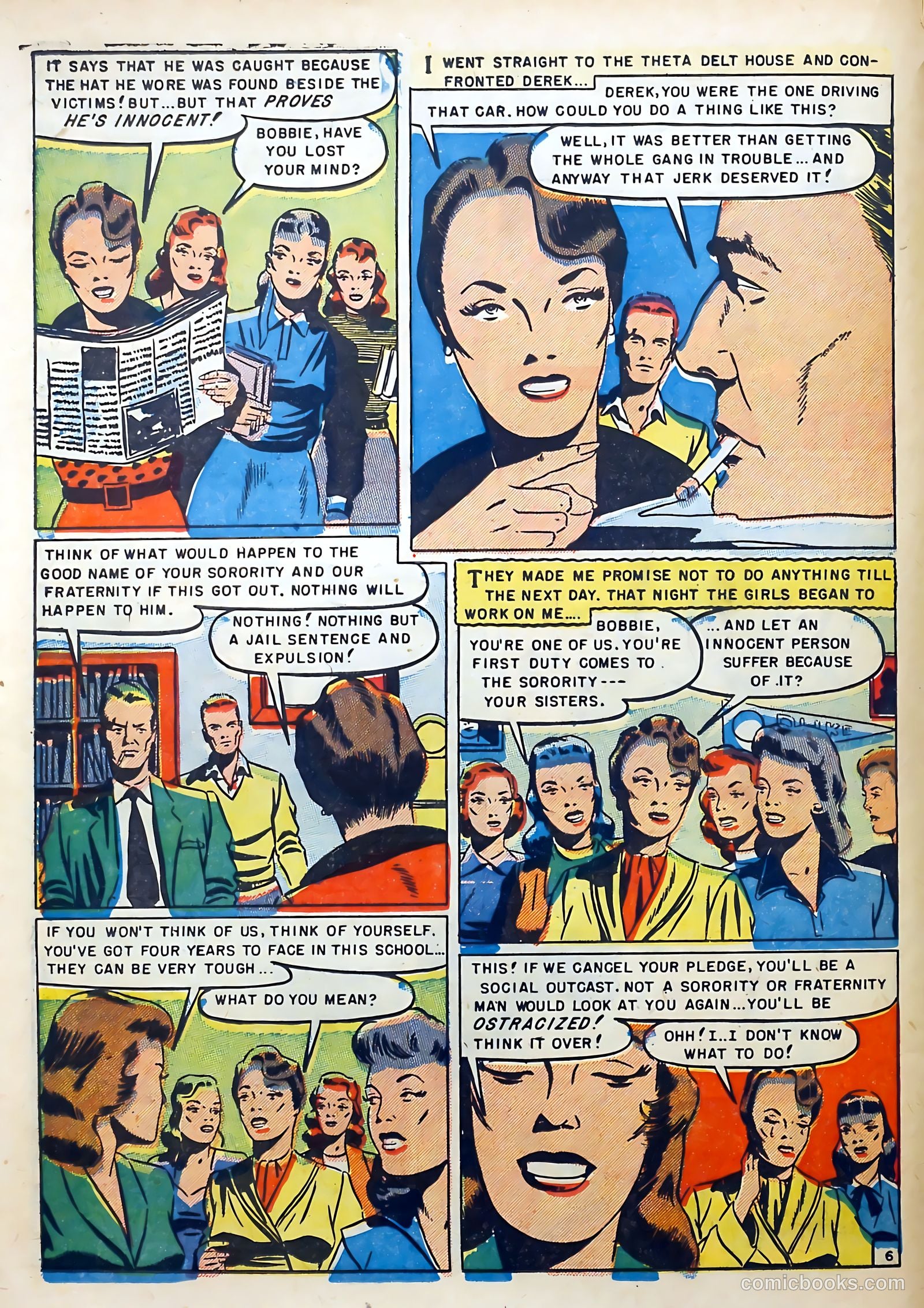 Youthful Romances #13 (1953) — page 16 of 36