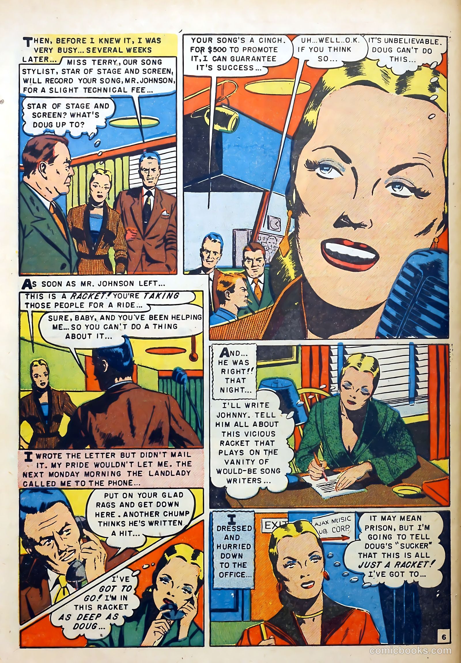 Youthful Romances #13 (1953) — page 32 of 36