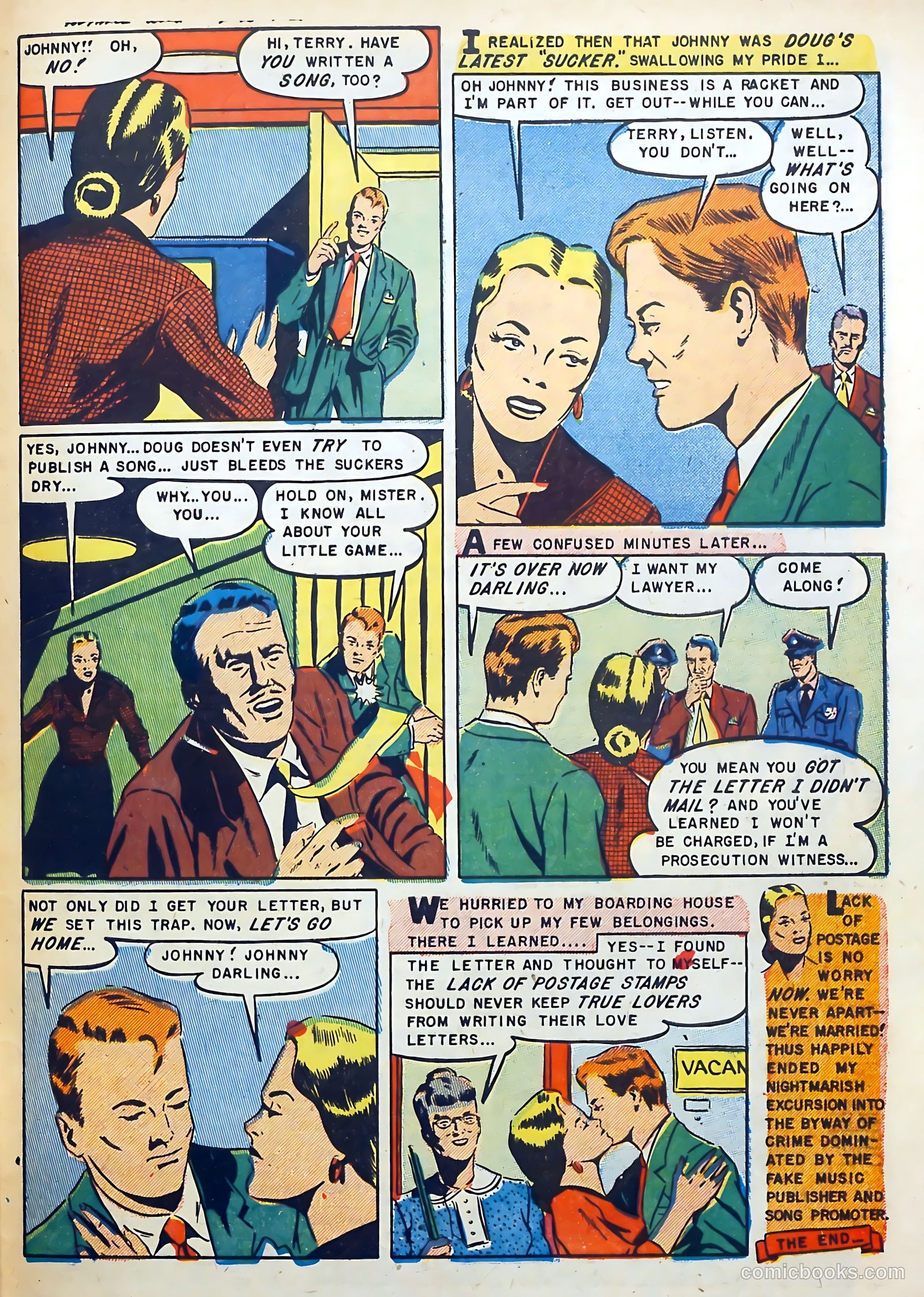 Youthful Romances #13 (1953) — page 33 of 36