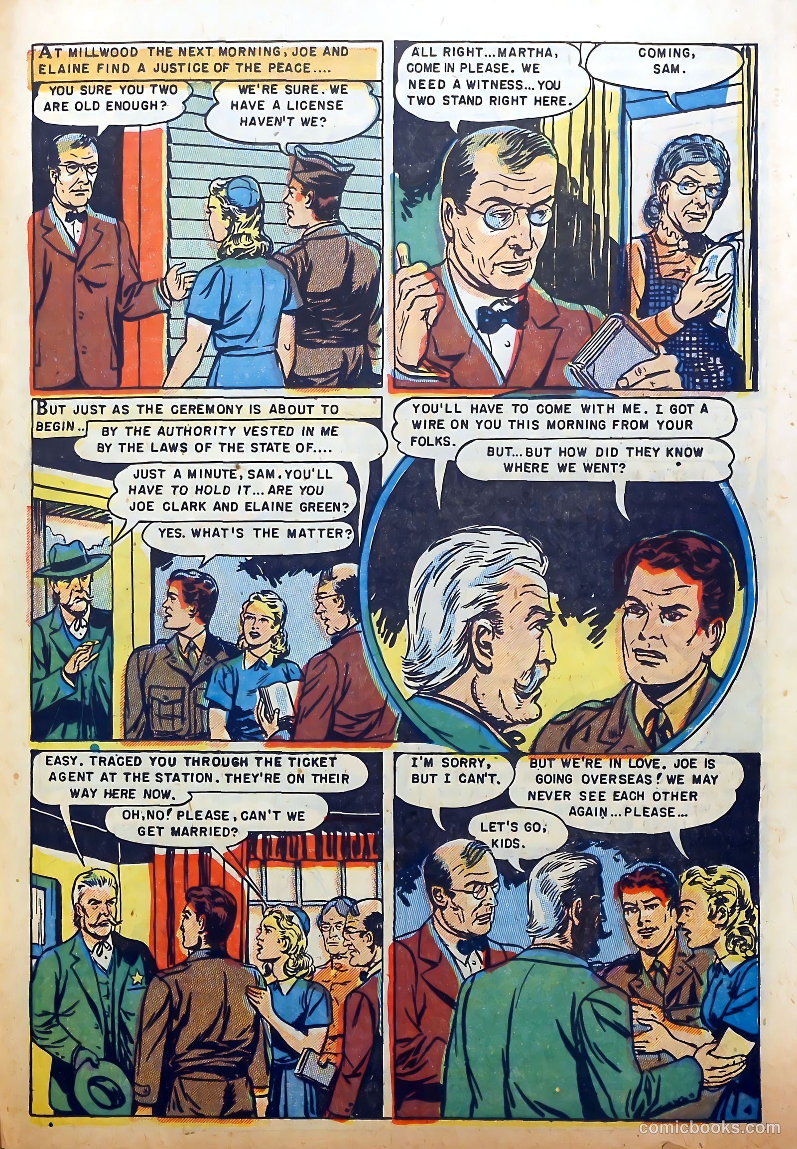 Youthful Romances #14 (1953) — page 23 of 36