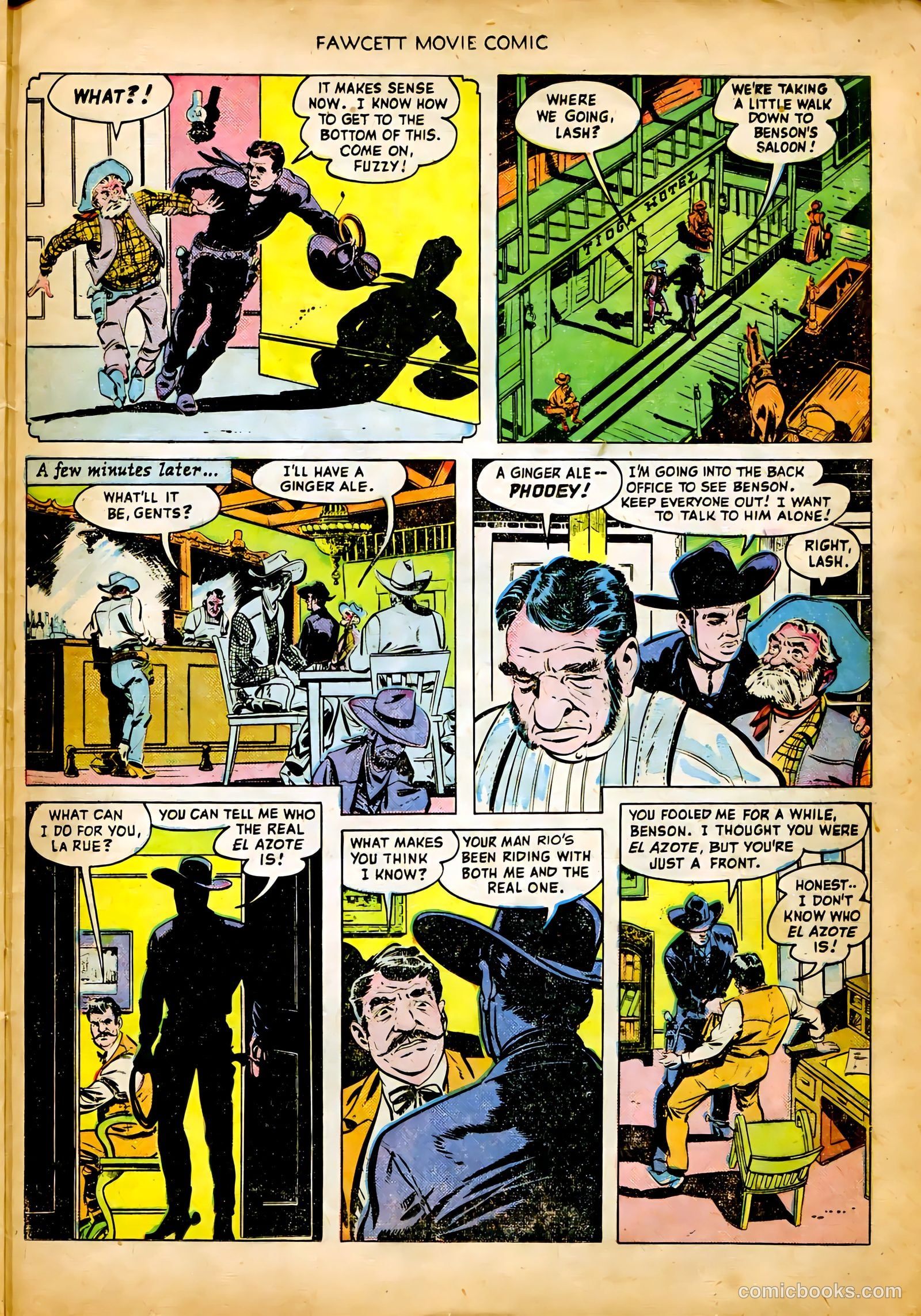 Fawcett Movie Comic 8 - King of the Bull Whip #1 — page 25 of 36
