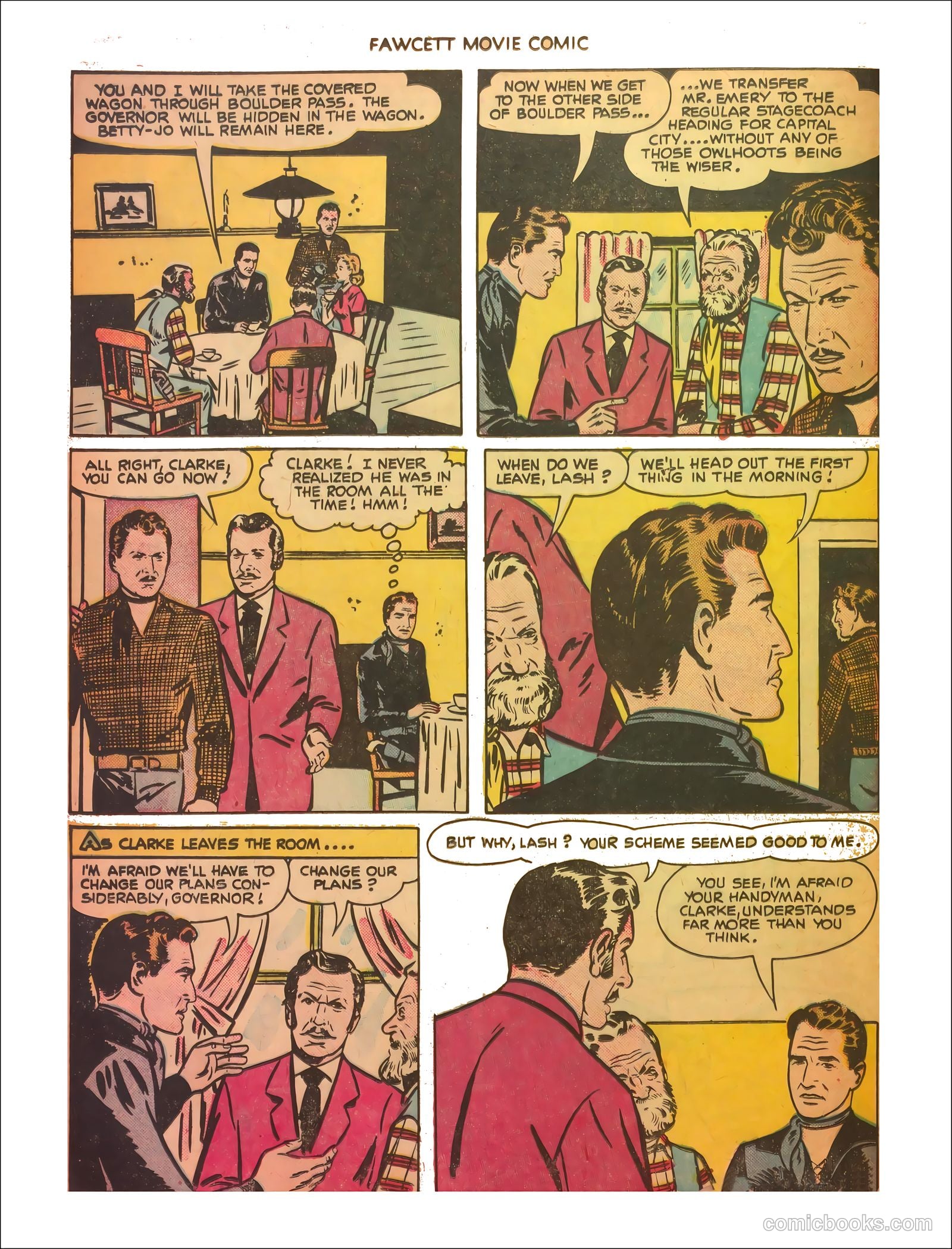 Fawcett Movie Comic 11 - The Thundering Trail #1 — page 23 of 35