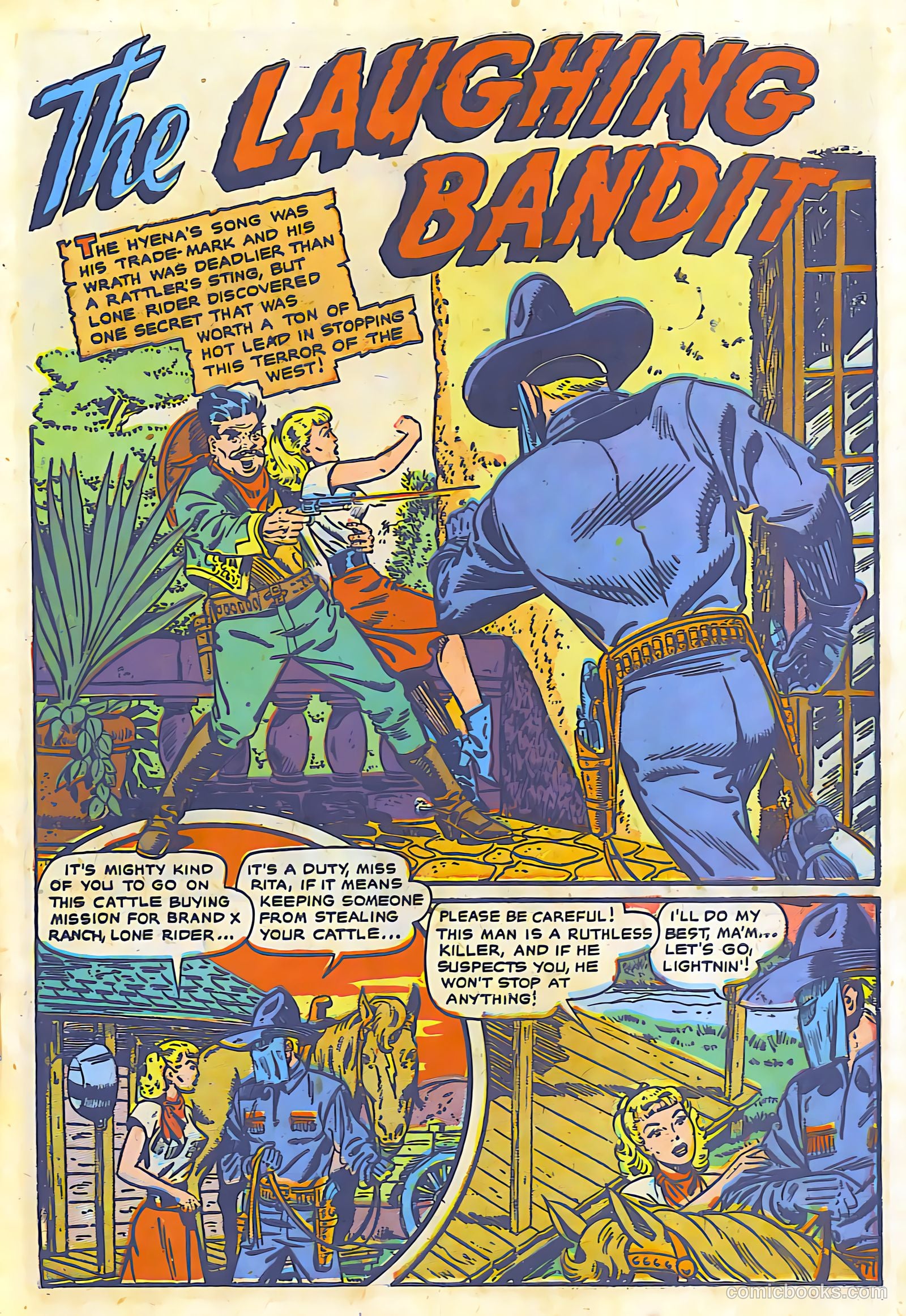 The Lone Rider #6 (1950) — page 2 of 30