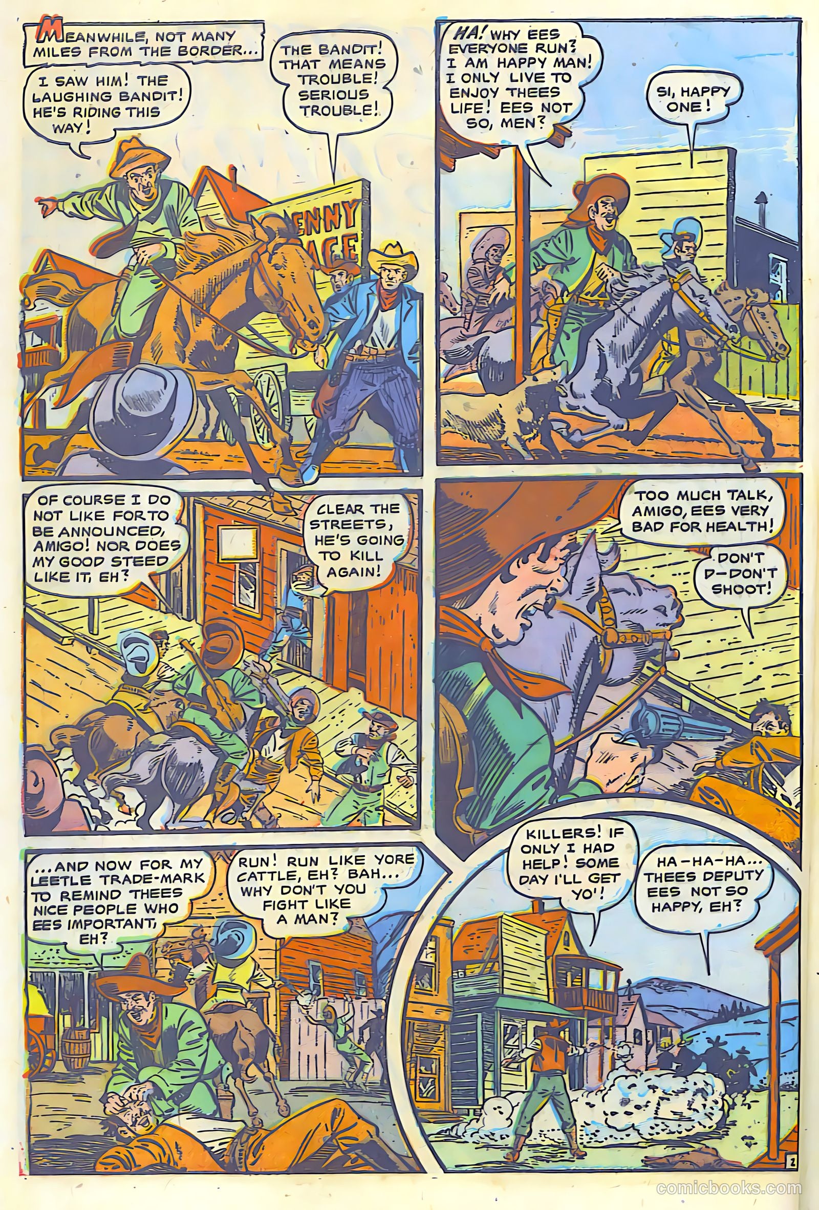The Lone Rider #6 (1950) — page 3 of 30